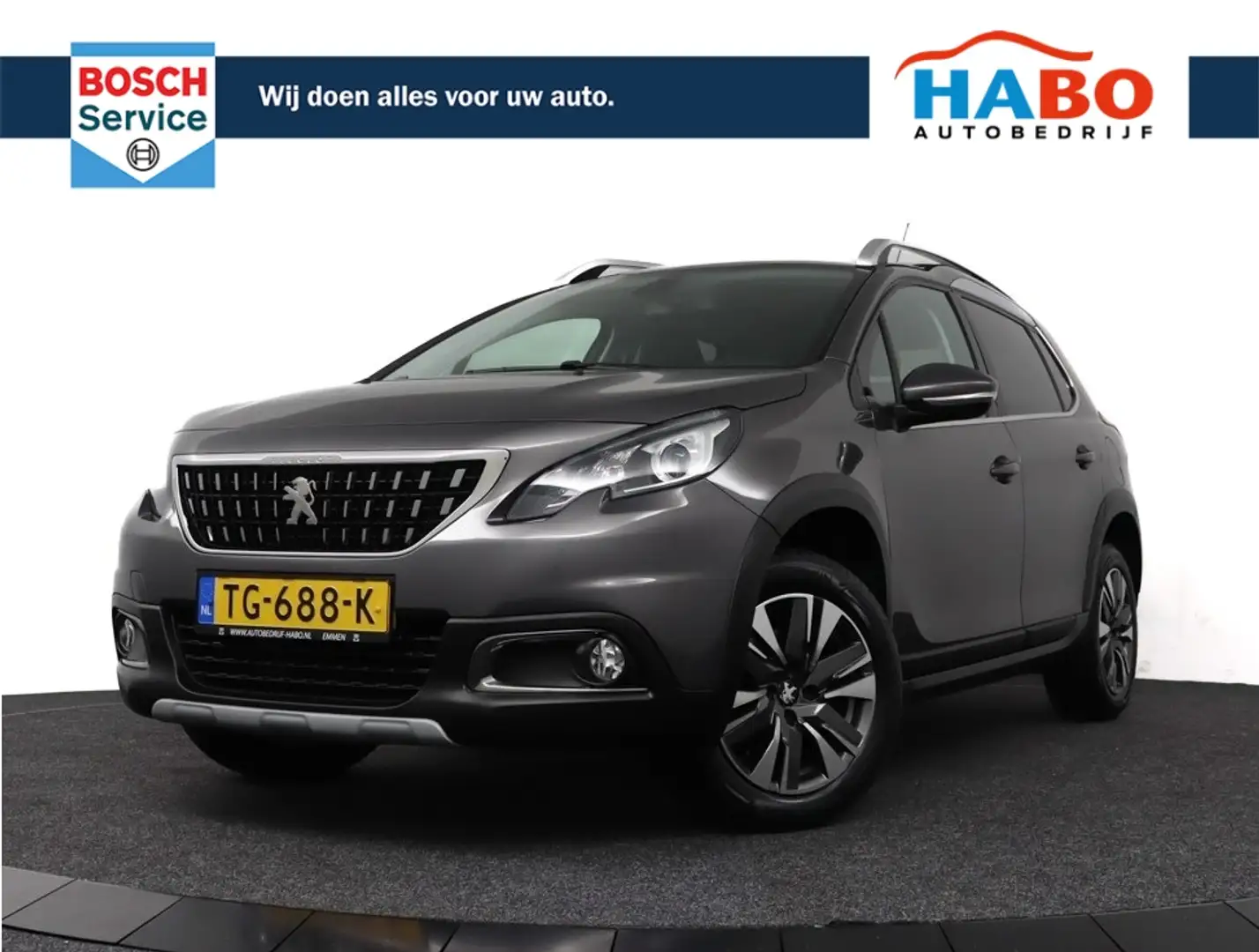 Peugeot 2008 1.2 PURETECH ALLURE 110PK ECC/CRUISE/NAV/CAMERA/RE Grau - 1