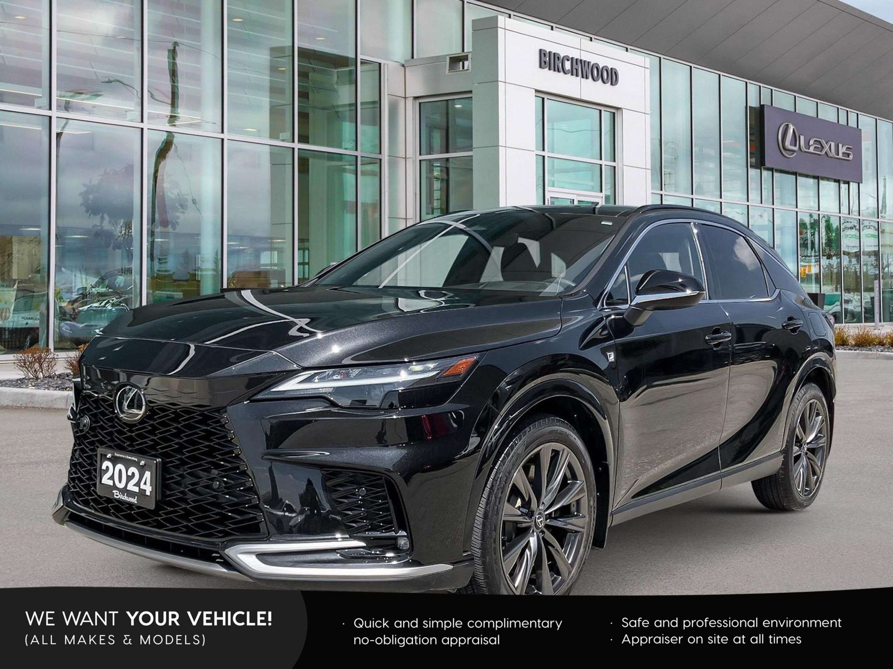 2024 Lexus RX F SPORT 2 Certified Lexus CPO | Local trade in wit