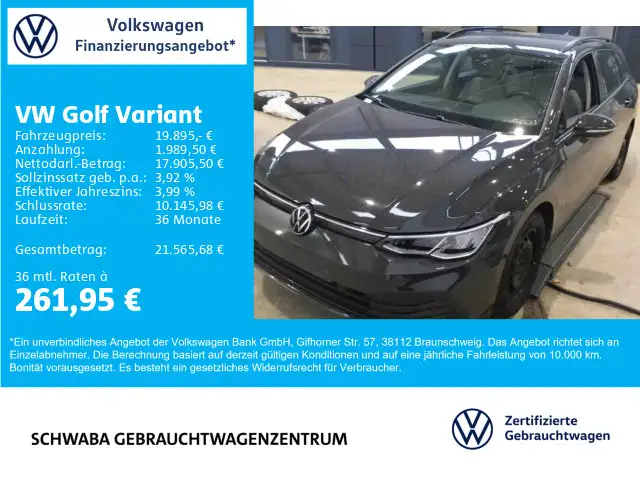 Volkswagen Golf Variant Golf VIII Variant Life 1.5 TSI 8-fach bereift