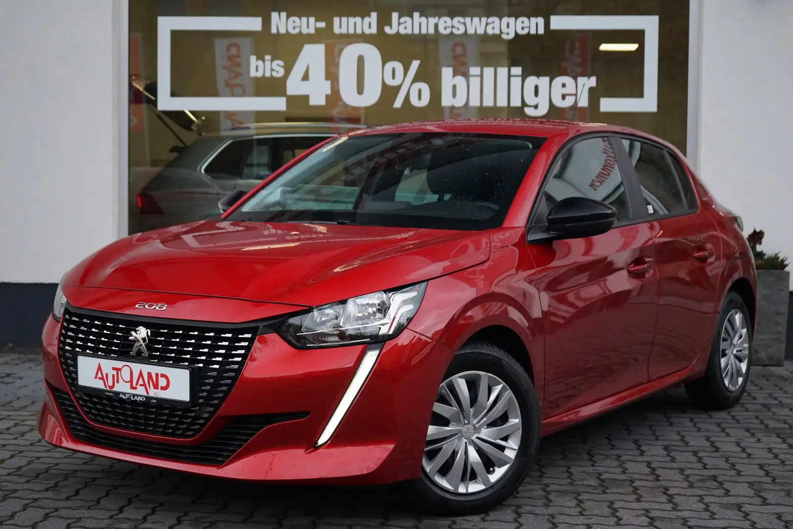 Peugeot 208 1.2 Active Klima Tempomat Android Apple PDC Rot - 2