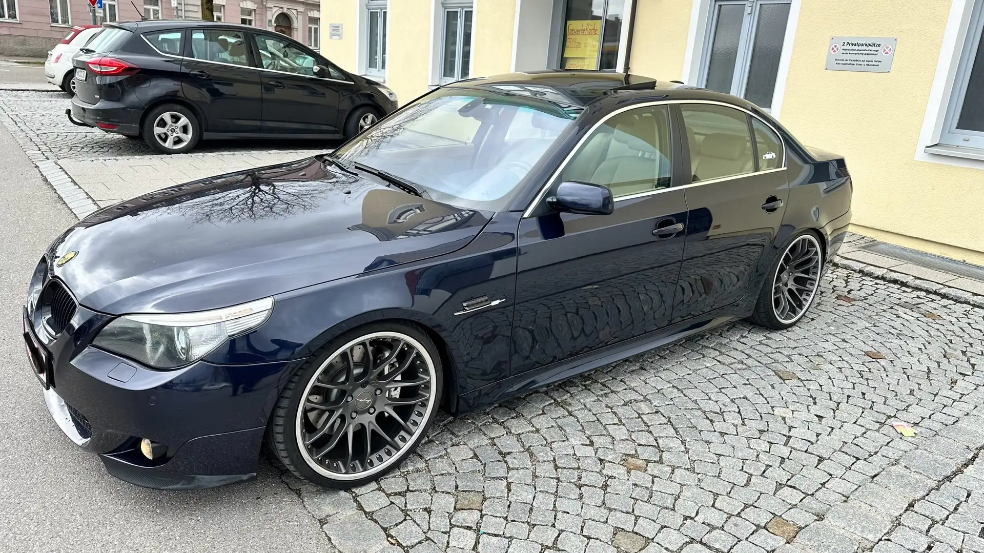 BMW 545 i. V8- M-Paket.21.Zoll . .Gewinde Fahrwerk-Leder Blue - 2