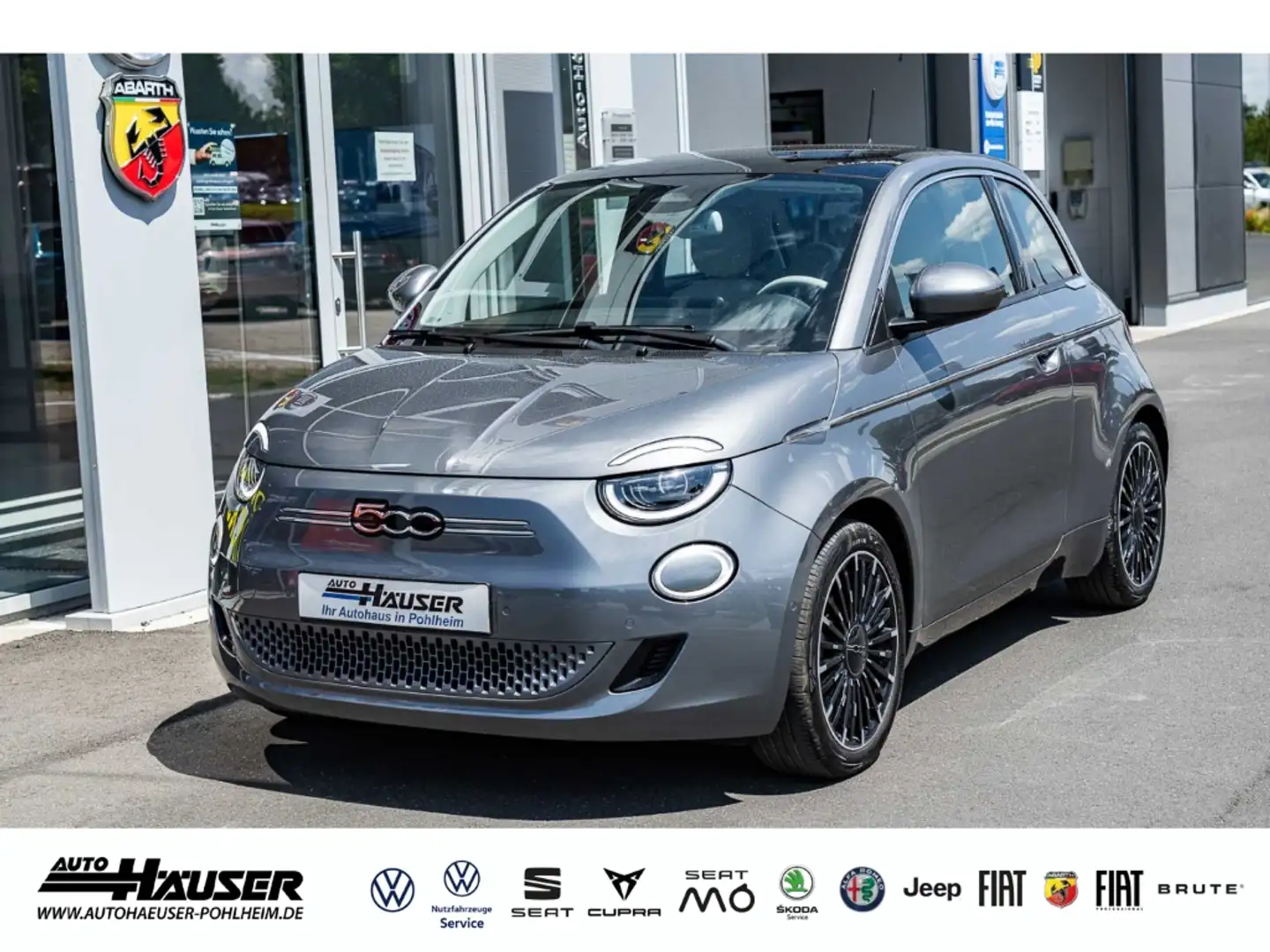 Fiat 500e La Prima 42 kWh WINTER PANO NAVI KAMERA APPLE ANDR Gri - 1