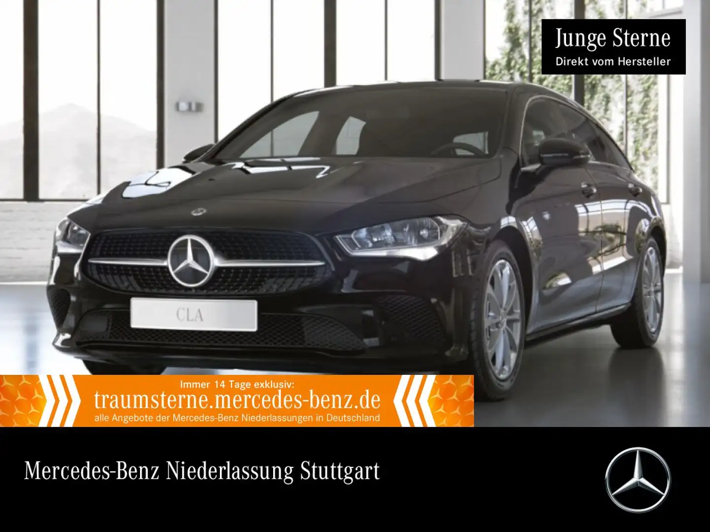 Mercedes-Benz CLA 180 d SB Spurhalt-Ass PTS Sitzh Temp Schwarz - 1