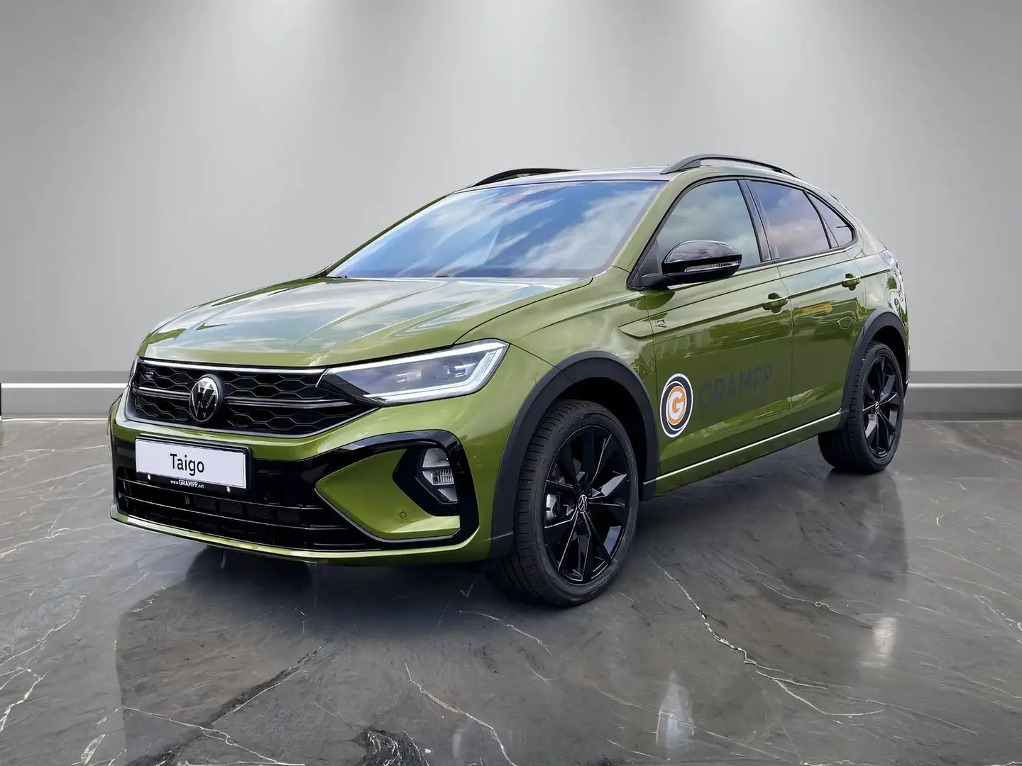 Volkswagen Taigo R-Line 1,5 l TSI AHK+KAMERA+NAVI+KLIMA+PDC Grün - 2