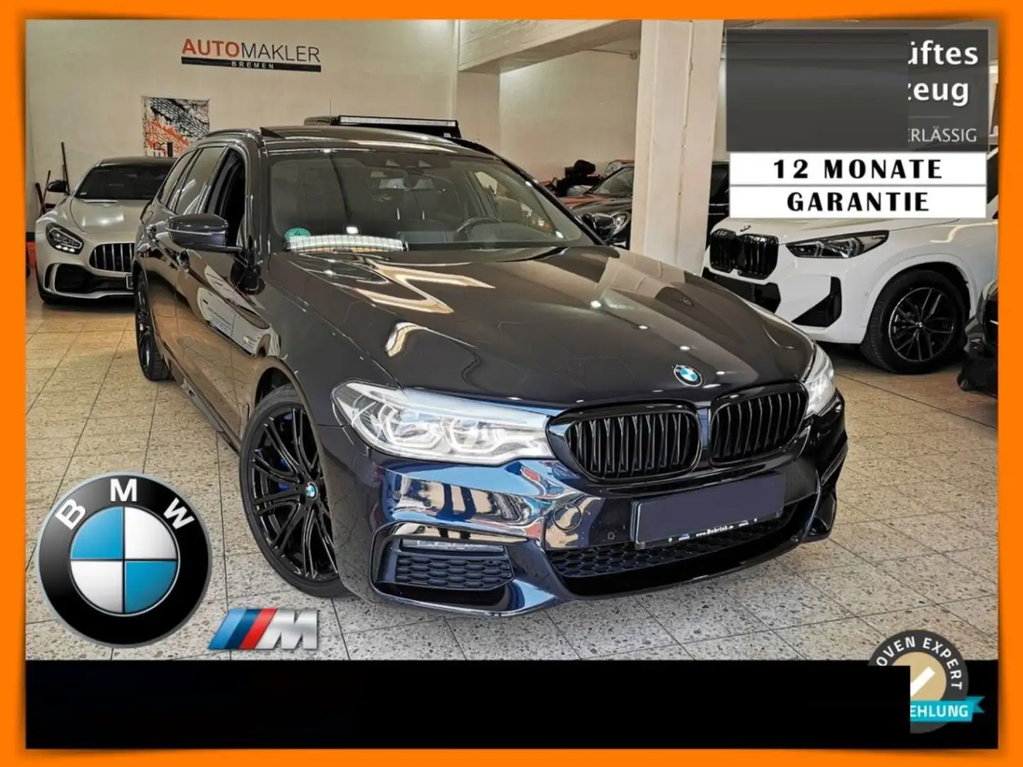 BMW 530 BMW 530d 265Ch M-Sport Pano Caméra Alarme / 01 Noir - 1