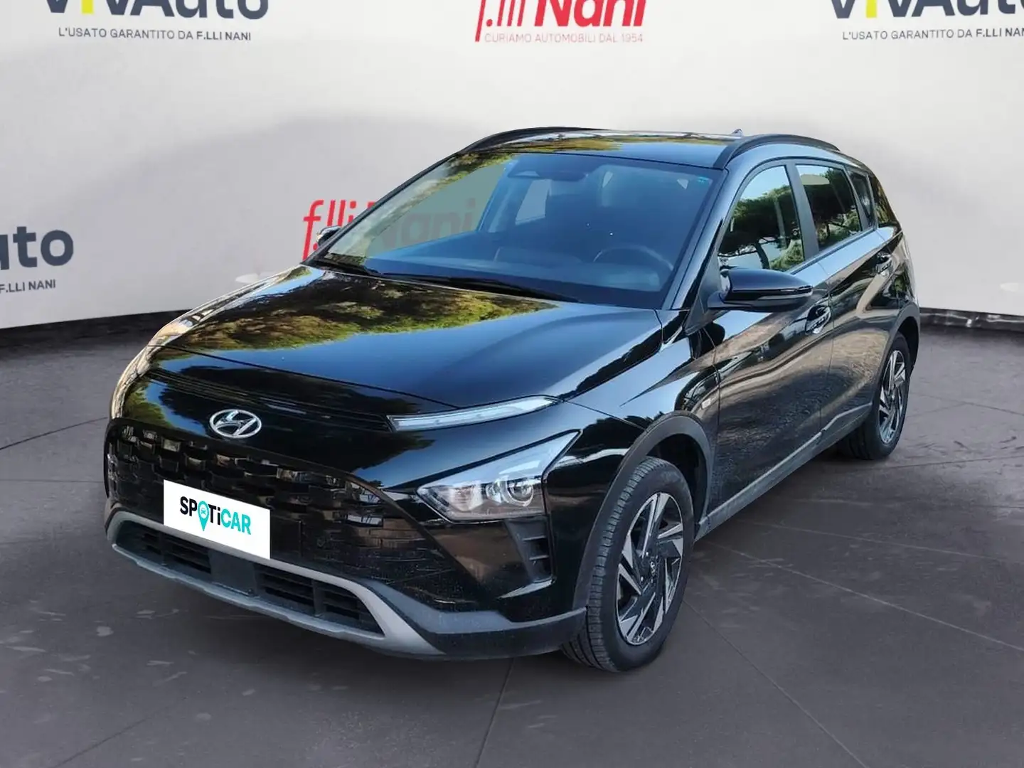 Hyundai BAYON Bayon 1.0 T-GDI Hybrid 48V iMT XLine Zwart - 1