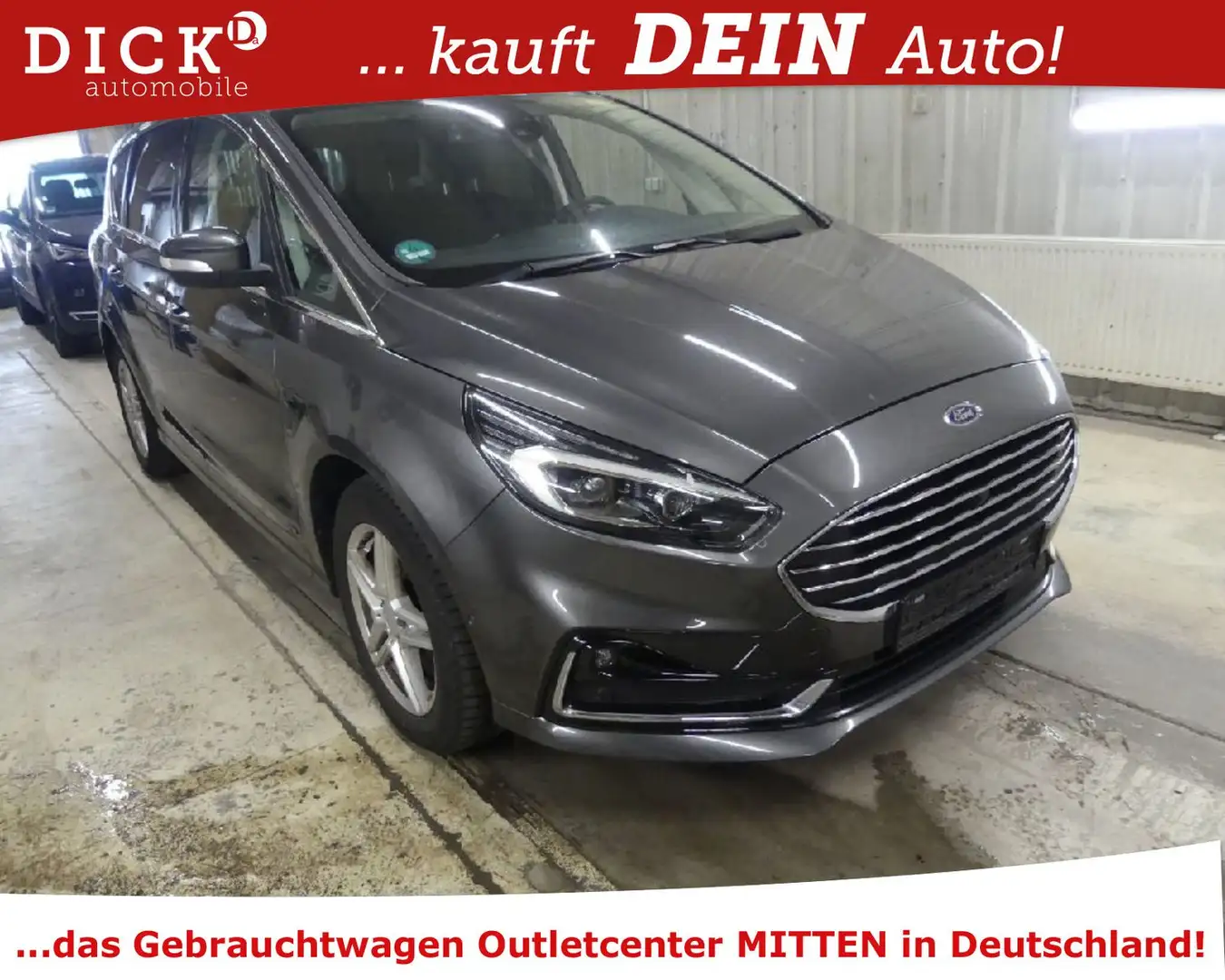 Ford S-Max Titan AWD 2.0EB 8G-Aut. ACC/LED/NAV/RFK/8F Grau - 2