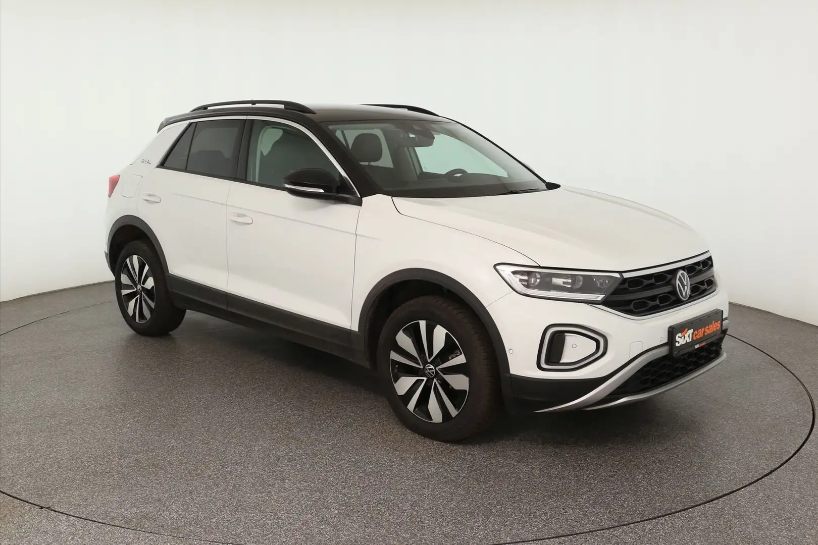 Volkswagen T-Roc 2.0 TDI GOAL IQ.DRIVE|Nav|LED+|Kam|ACC|AHK 2xKlima Weiß - 1