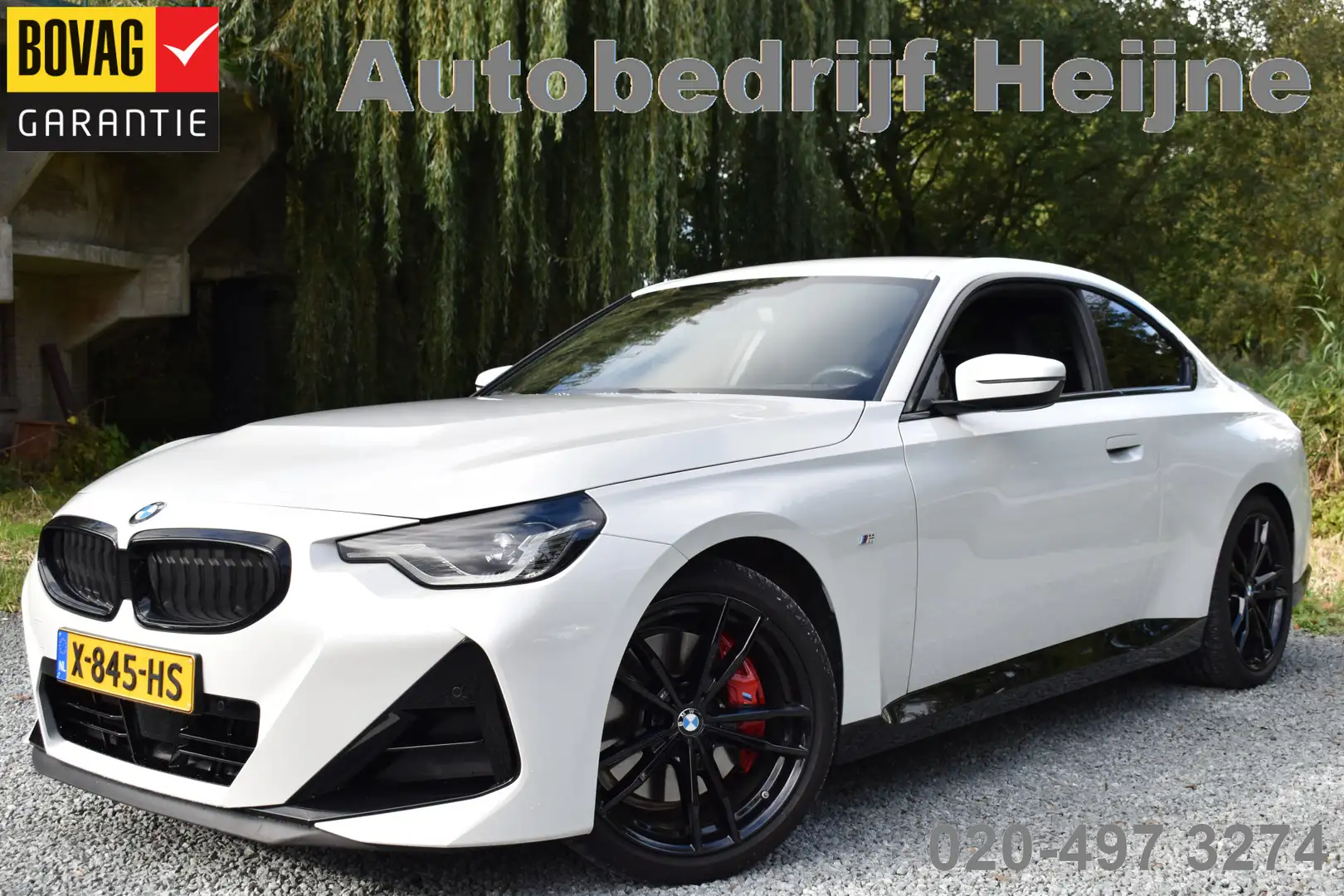 BMW 218 2-serie Coupé 218IA 2.0 157PK AUT. M-SPORT HARMANN Wit - 1