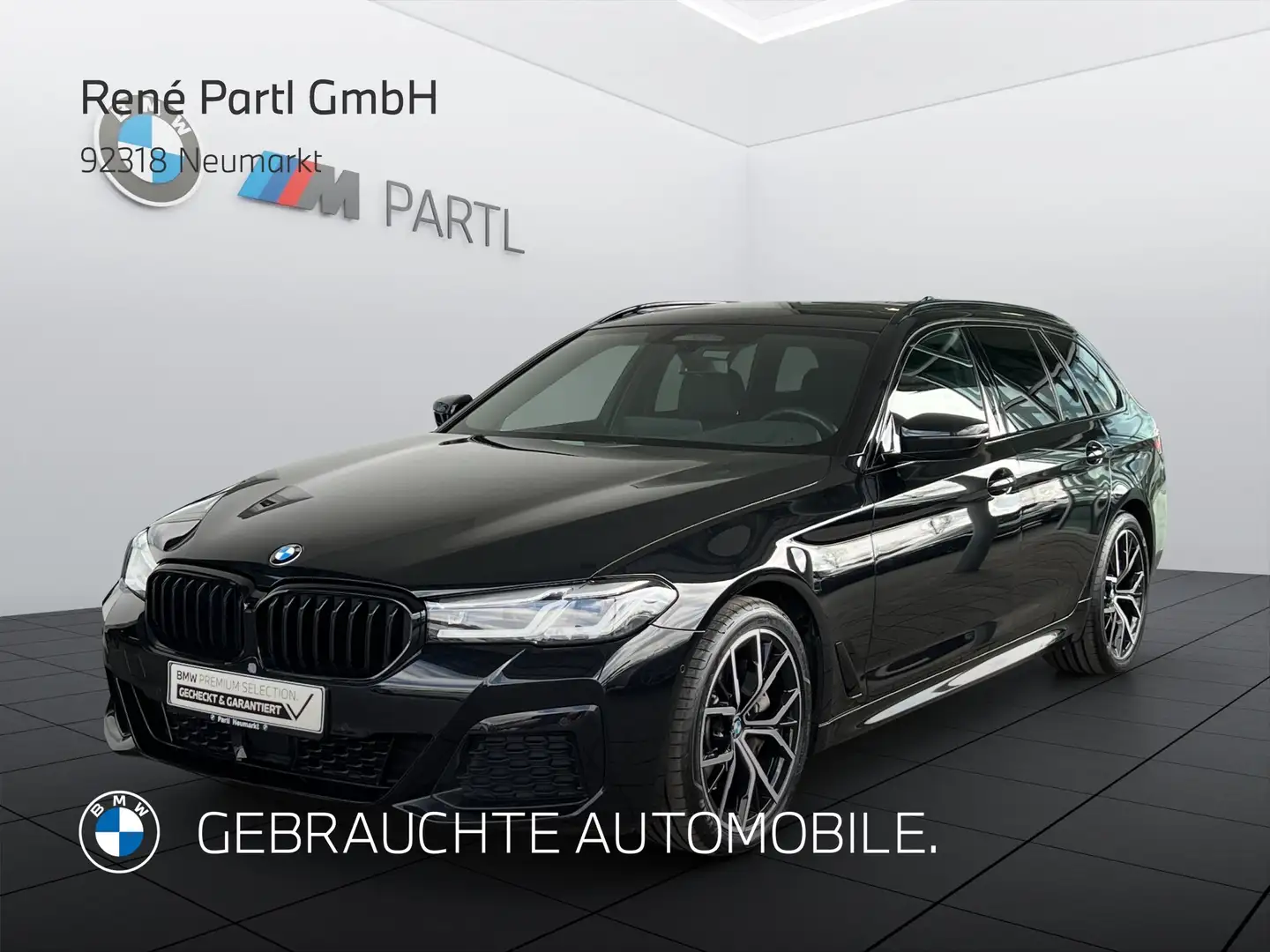 BMW 540 d xDrive Touring M-Sport ACC RFK AHK H/K Pano Zwart - 1