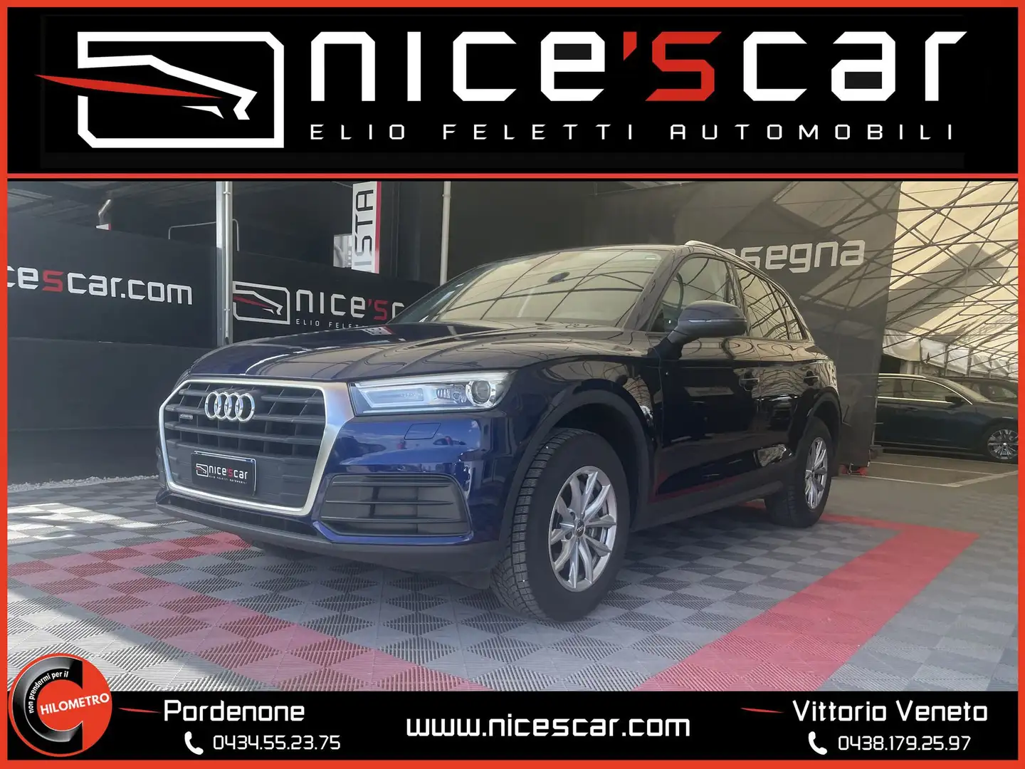 Audi Q5 35 TDI quattro S tronic *SPORT* Modrá - 1
