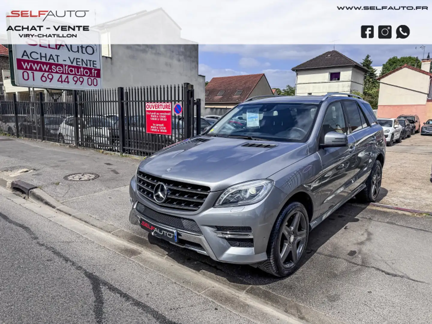 Mercedes-Benz ML 350 350 BLUETEC FASCINATION 7G-TRONIC + Gris - 1
