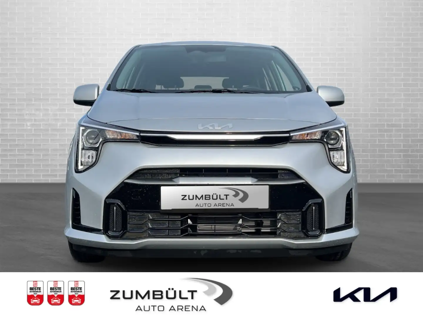 Kia Picanto Vision 1.0 AMT  Navi Apple CarPlay Android Auto DA Silber - 2