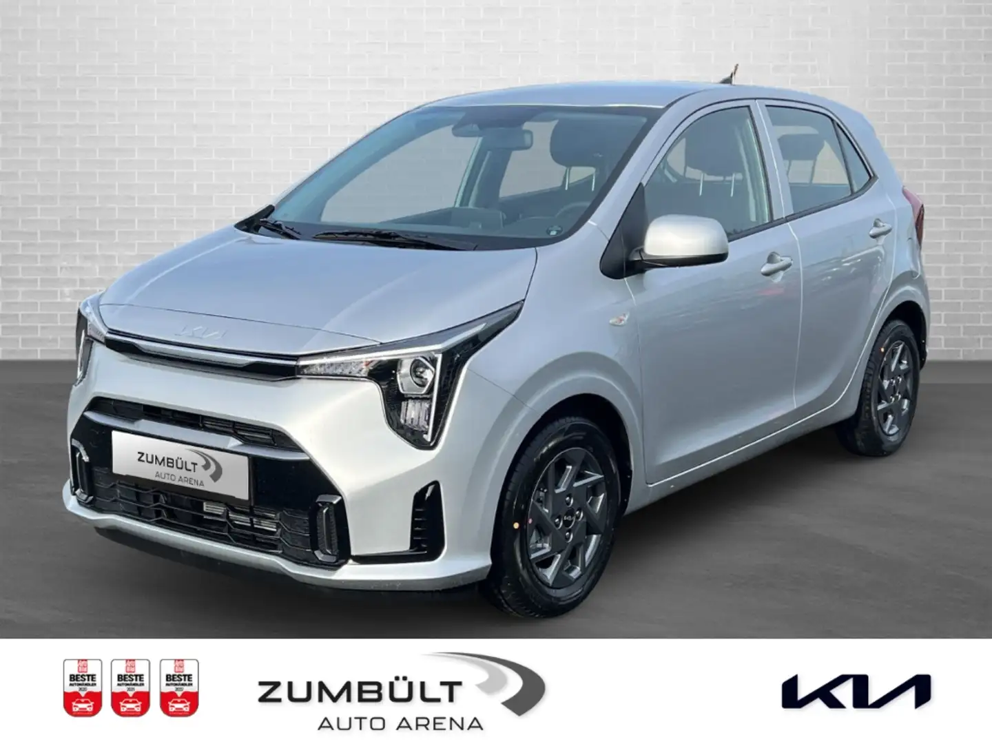 Kia Picanto Vision 1.0 AMT  Navi Apple CarPlay Android Auto DA Silber - 1