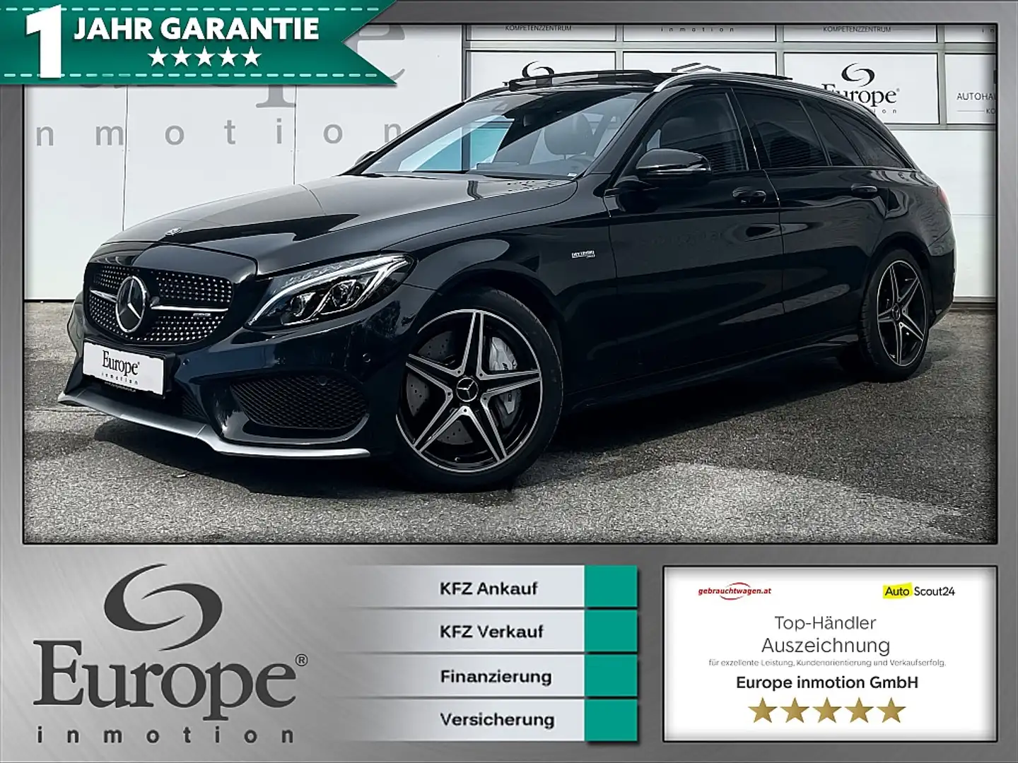 Mercedes-Benz C 43 AMG T 4-Matic /Pano/LED/Navi/HuD/Burmester/ Schwarz - 1