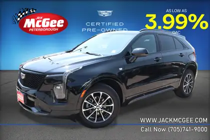 Black 2024 Cadillac XT4 Sport AWD SUV / Crossover Four-Wheel Drive 9-Speed Automatic