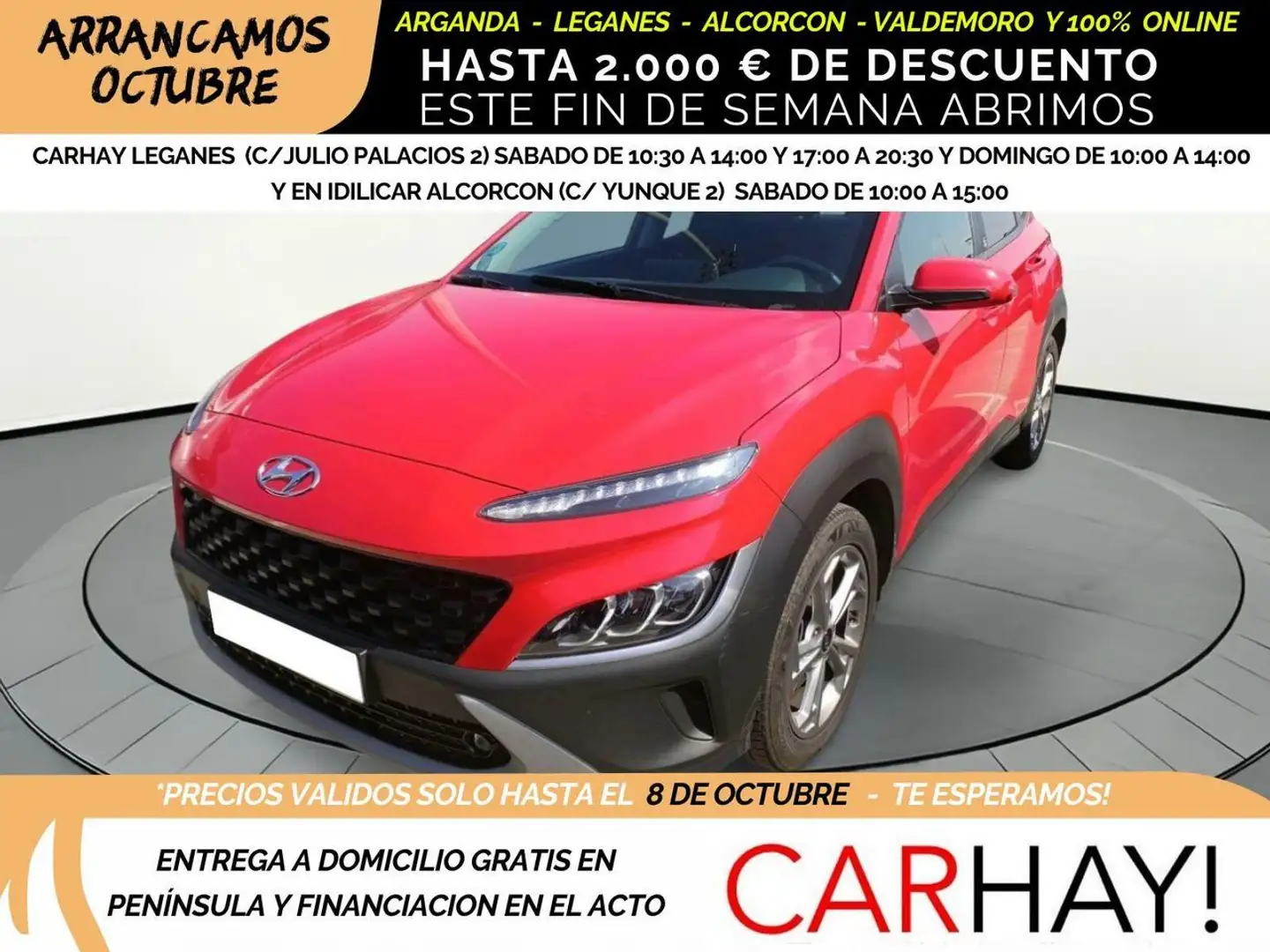 Hyundai KONA 1.0T-GDI EDITON 30 120CV Rouge - 1
