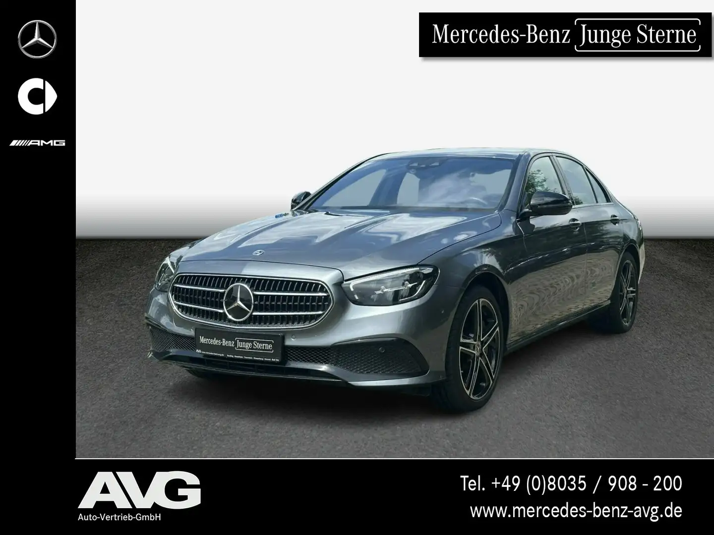 Mercedes-Benz E 400 E 400 d 4M AVANTGARDE Stndhzg Park RF Burmester® Gris - 1