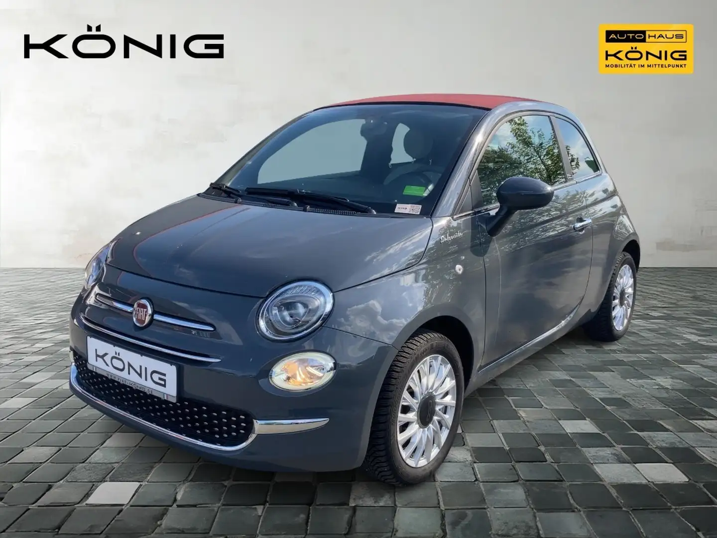 Fiat 500C DolceVita 1.0 Allwetterreifen*Einparkhilfe*DAB Gris - 1