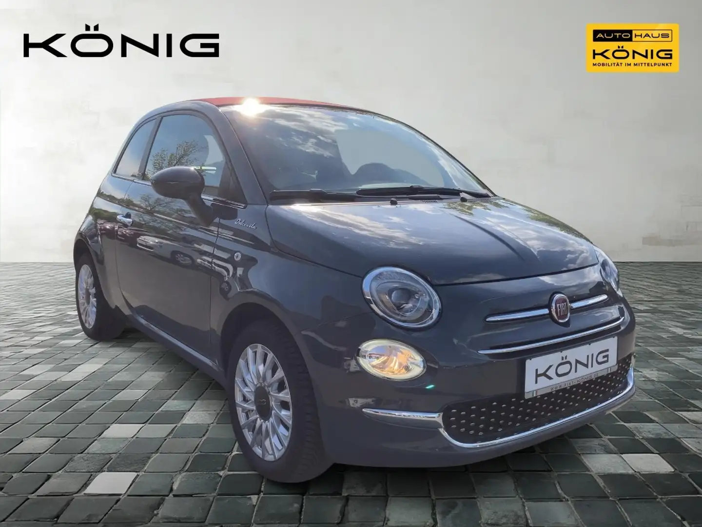Fiat 500C DolceVita 1.0 Allwetterreifen*Einparkhilfe*DAB Gris - 2