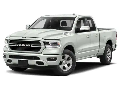 White 2019 RAM 1500 Pickup Truck Four-Wheel Drive Automatic