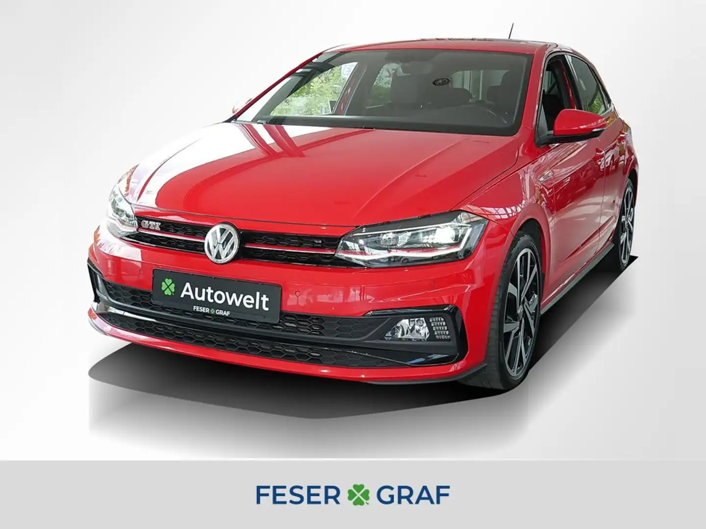Volkswagen Polo 2.0 GTI DSG Navi LED RFK,ACC,PRV.VERGL. Rood - 1
