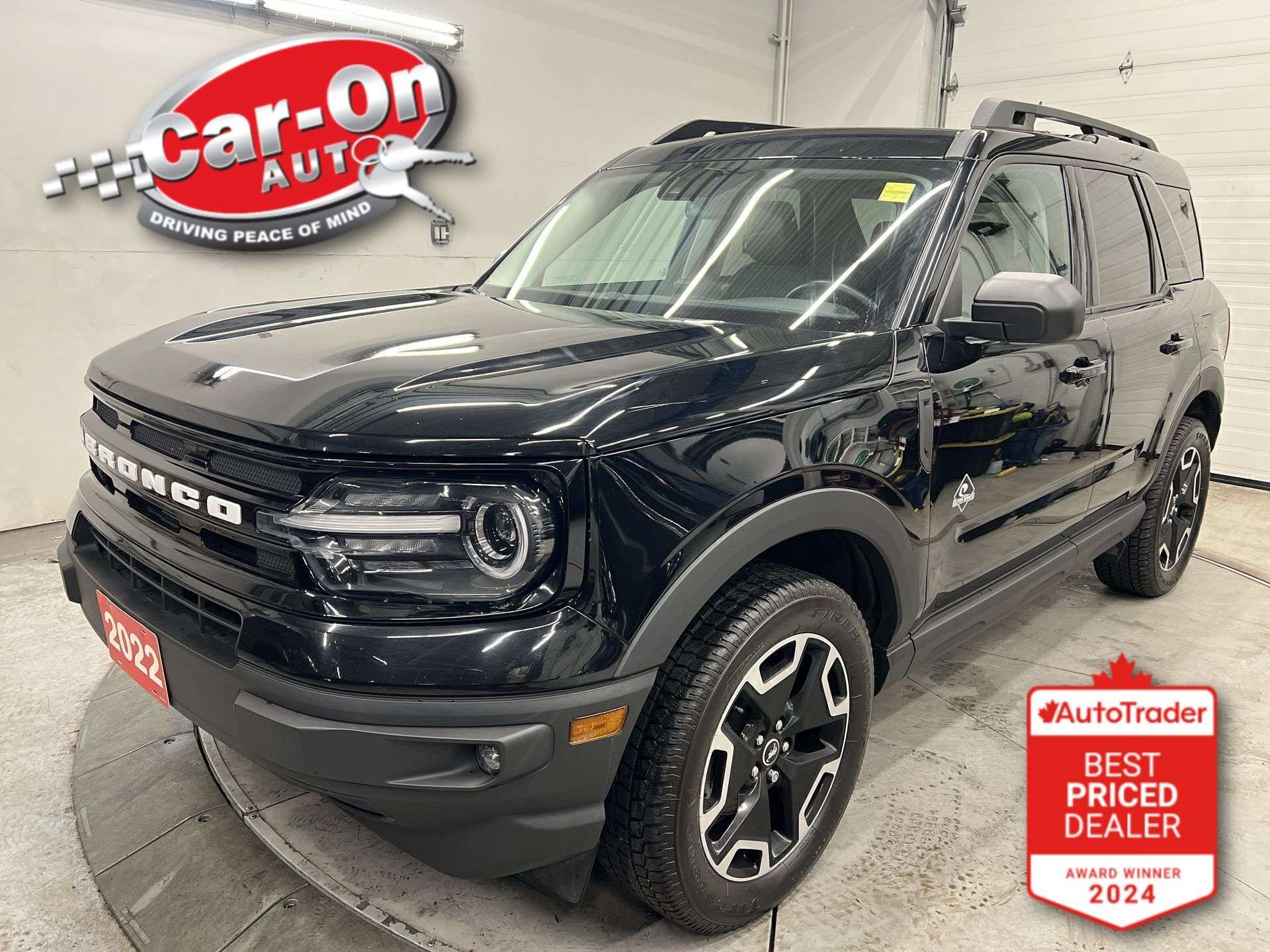 Black 2022 Ford Bronco Sport Outer Banks AWD SUV / Crossover All-Wheel Drive Automatic