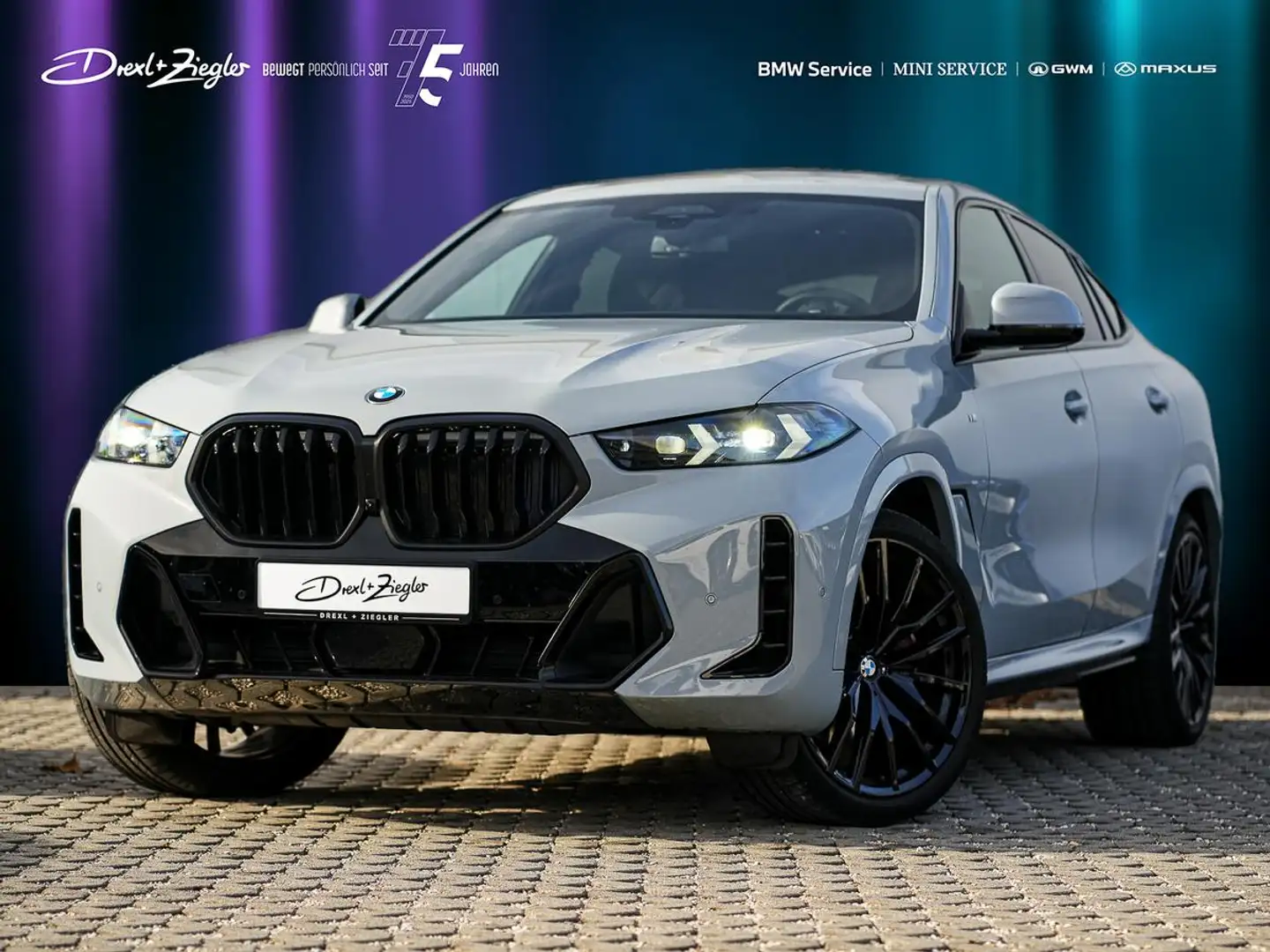 BMW X6 xDrive30d M-SportPRO 22" ACC PANO 2-ALuft 360 Grau - 1