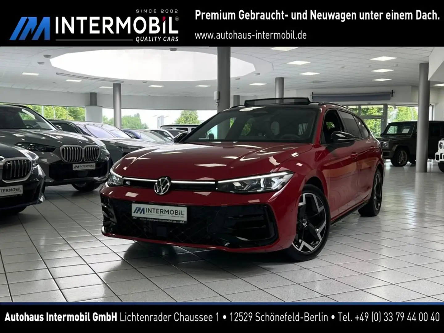 Volkswagen Passat 2.0 TSI*4M*R-Line*HUD*ACC*H K*Pano*Keyl.* Rot - 1