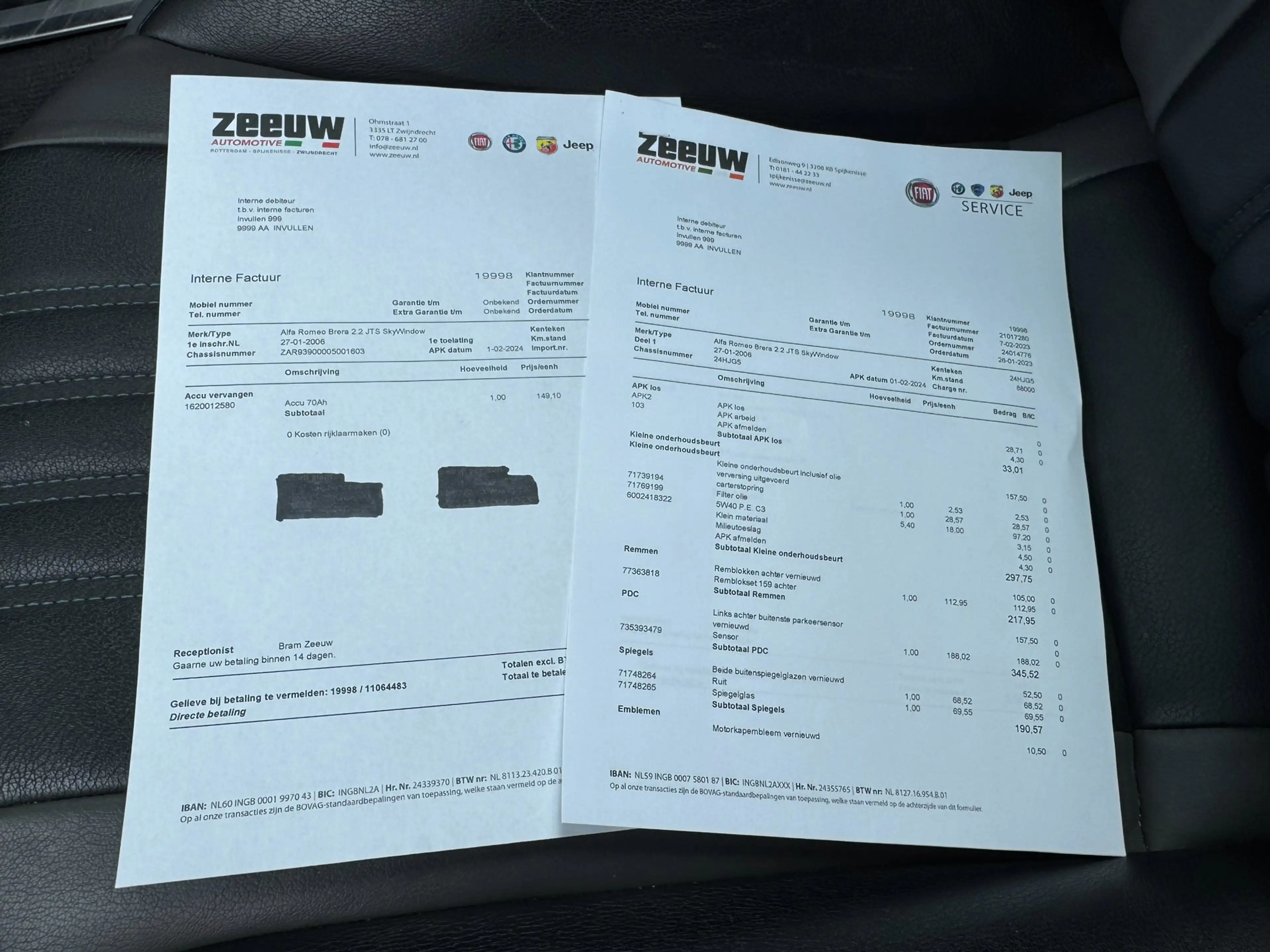 Alfa Romeo Brera 2.2 JTS SkyWindow 185PK|leder|stoelverwarming|pano — photo 20