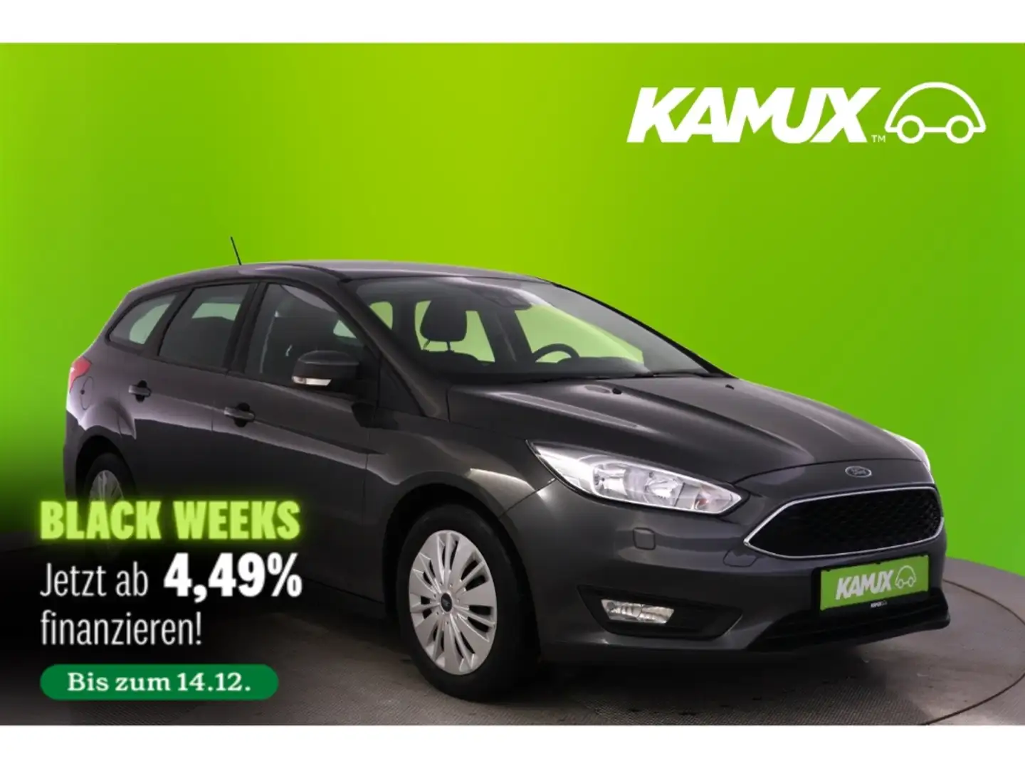 Ford Focus 1.0EB Turnier Business+NAVI+TEMPO+PDC+SHZ Noir - 1