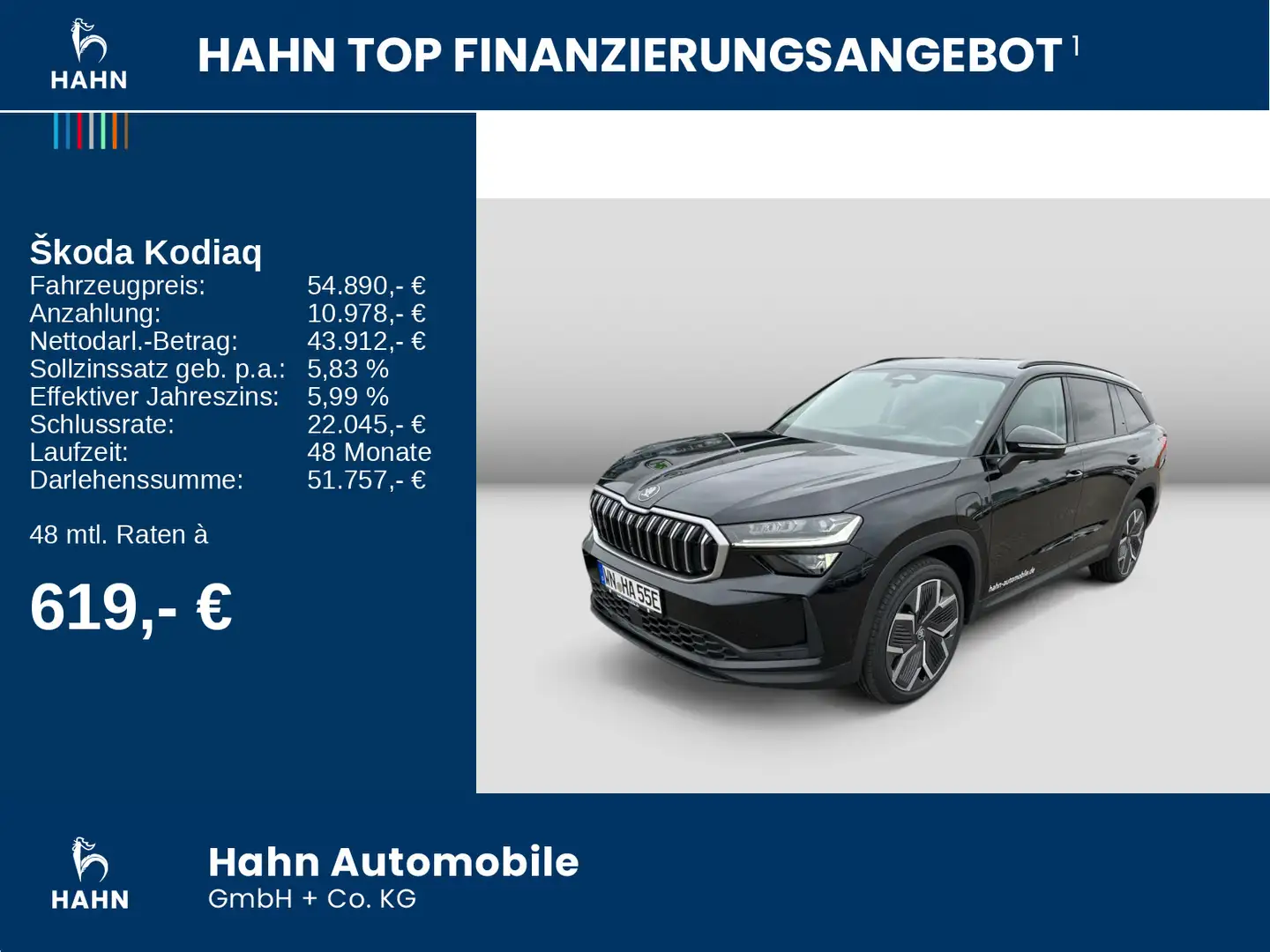 Skoda Kodiaq Selection 1.5 TSI iV Pano AHK Massage 20" Schwarz - 2