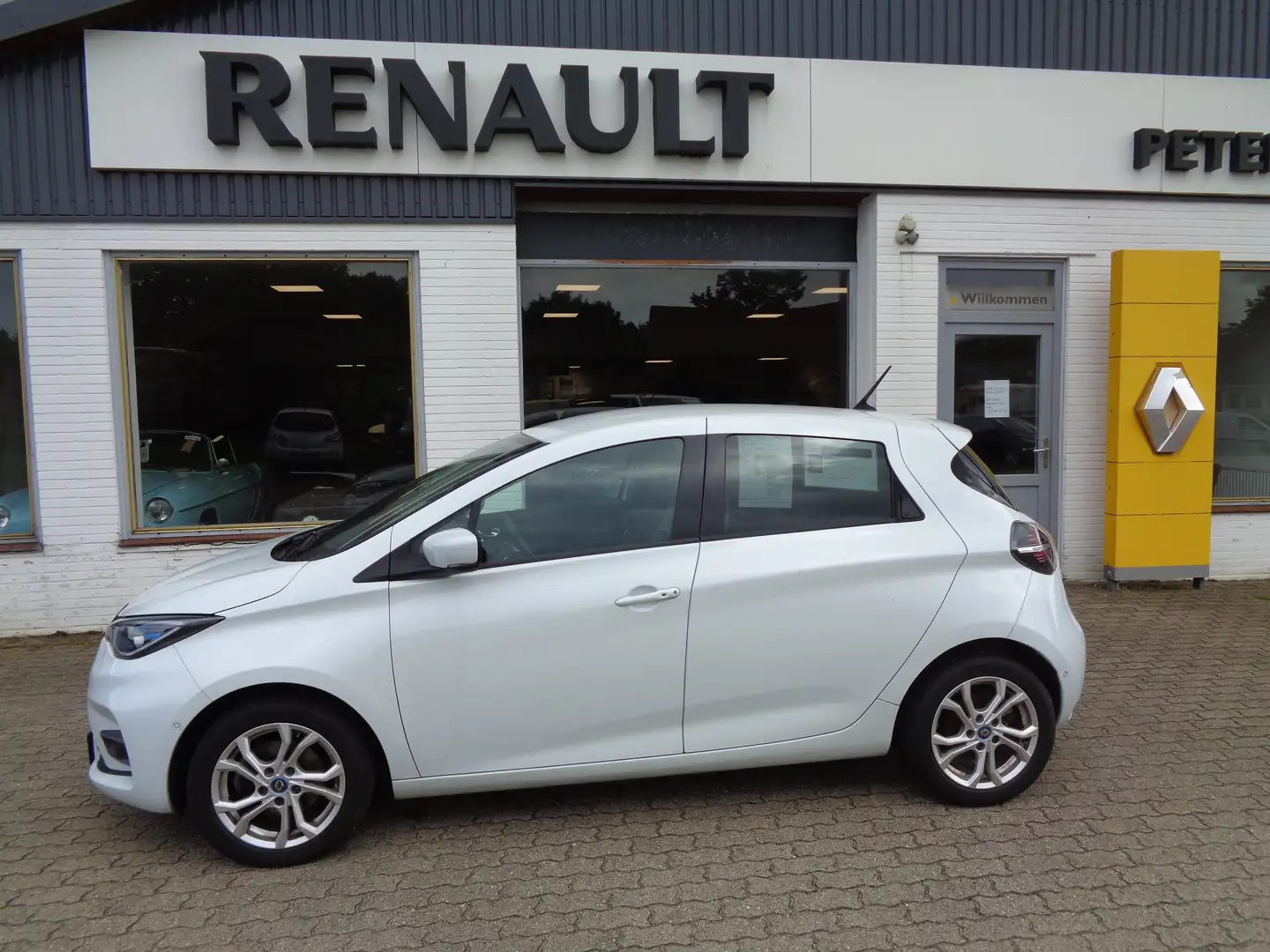Renault ZOE Z.E 50 Intens Batteriemiete 50KWh CCS Weiß - 1
