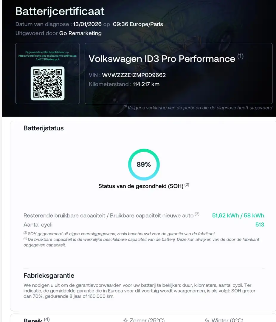Volkswagen ID.3 First Plus 58 kWh TREKHAAK CAMERA SOH 89% Gris - 2