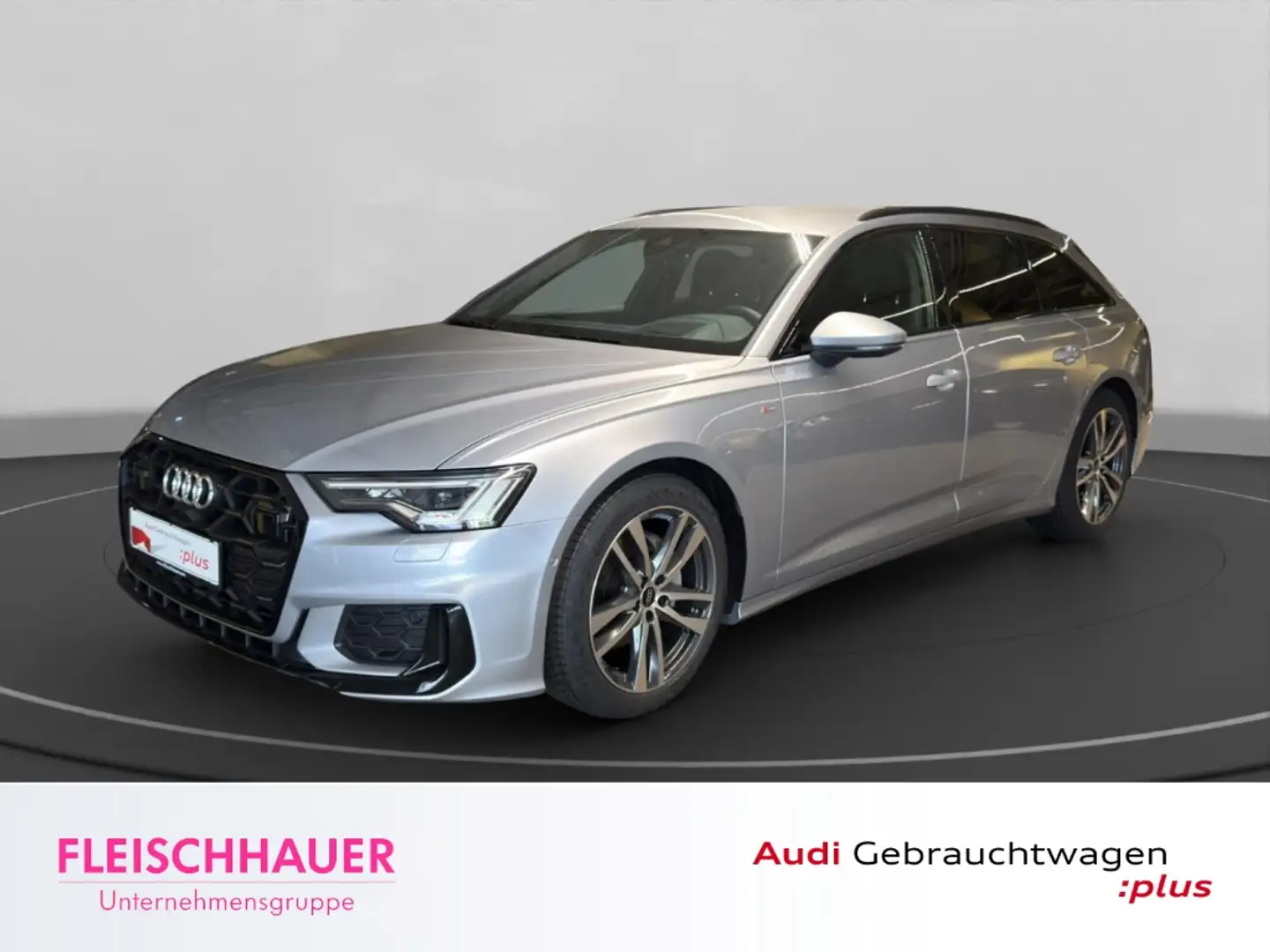 Audi A6 Avant S line 40 TDI MATRIX+ACC+360°+HUD+NAVI+CARPL Silber - 1