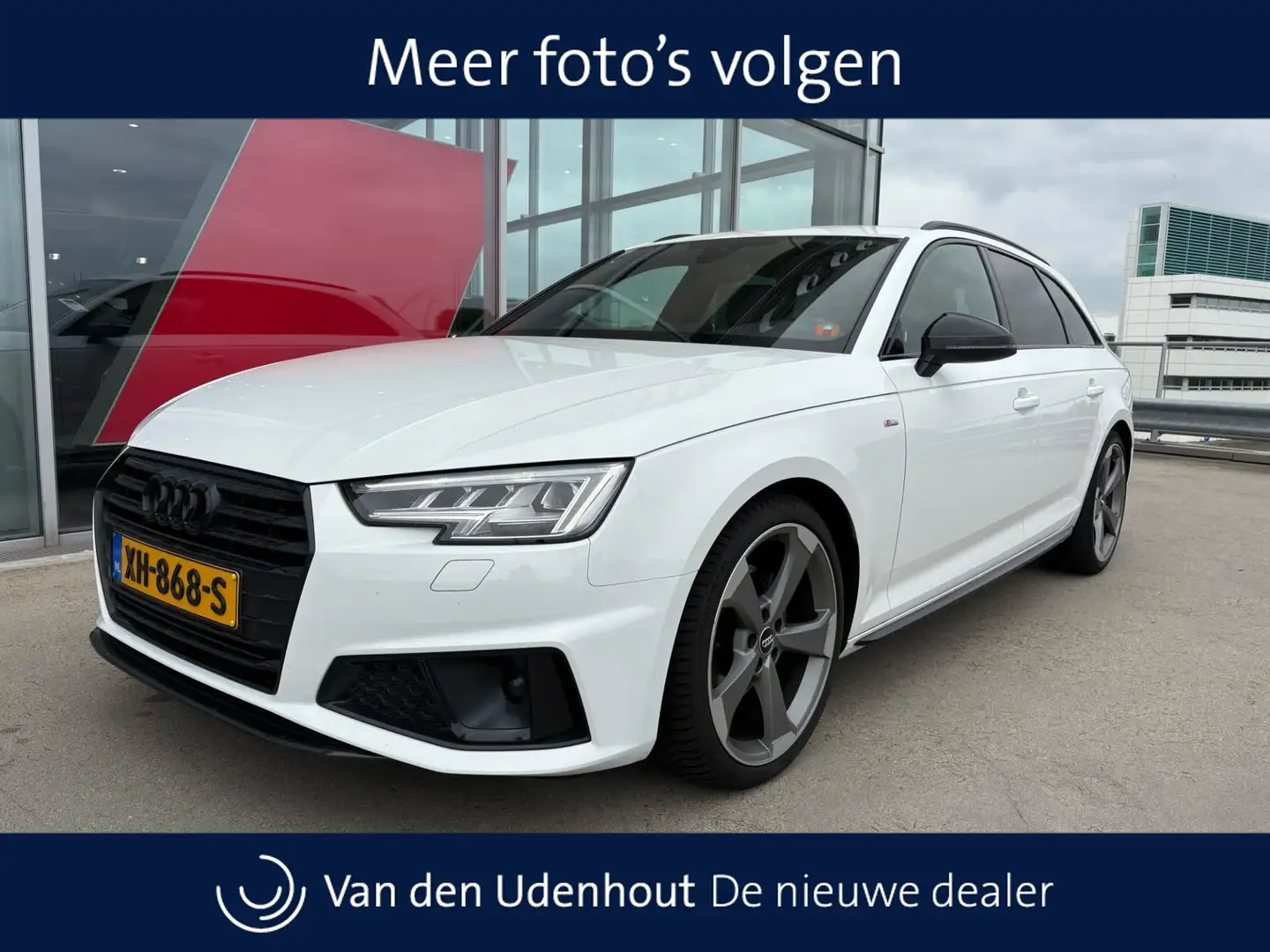 Audi A4 Avant 40 TFSI 190pk Sport S Line Black Edition S-T Wit - 1