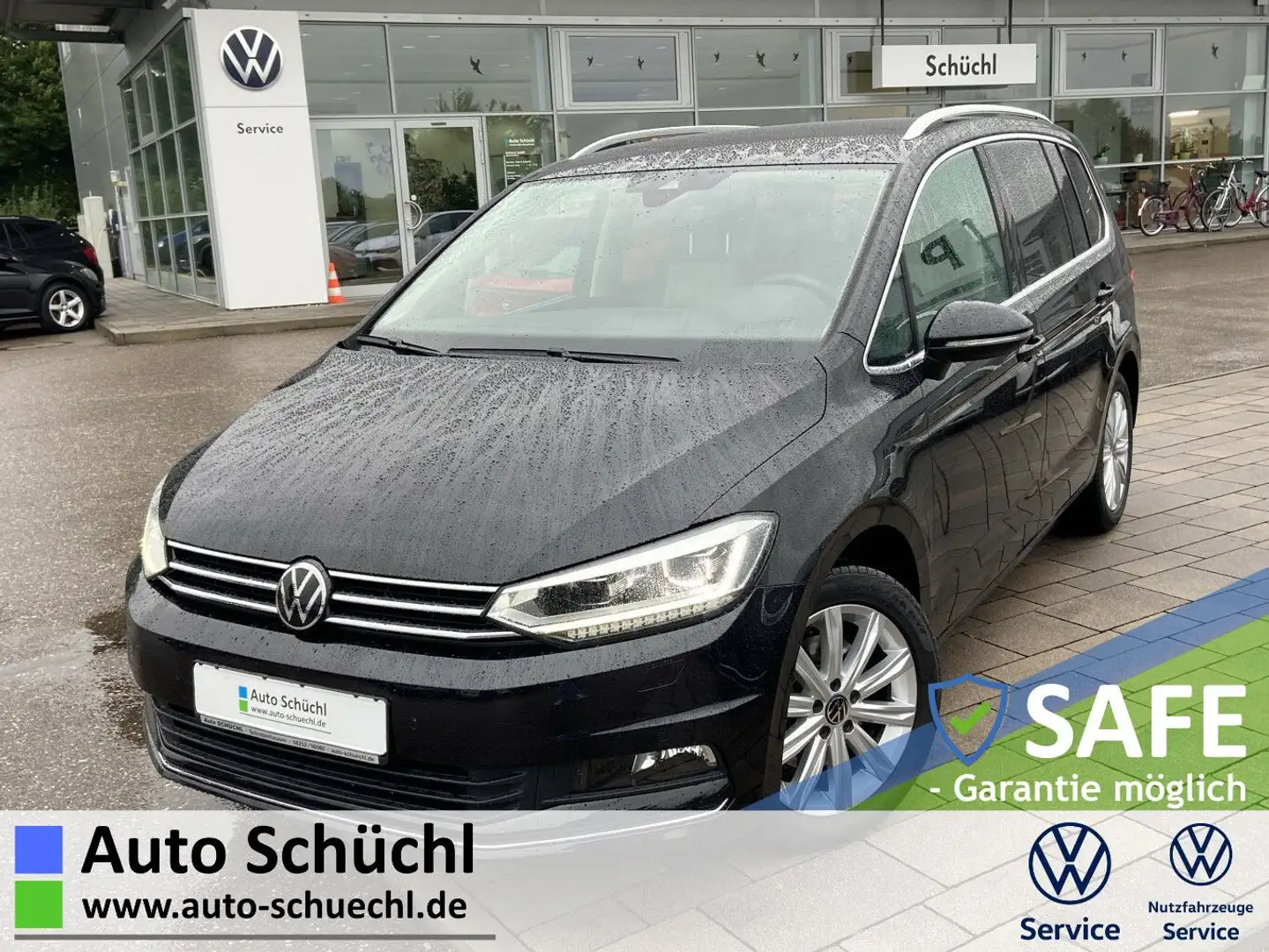 Volkswagen Touran 2.0 TDI DSG Highline 7-SITZER+NAVI+LED+AH Schwarz - 1