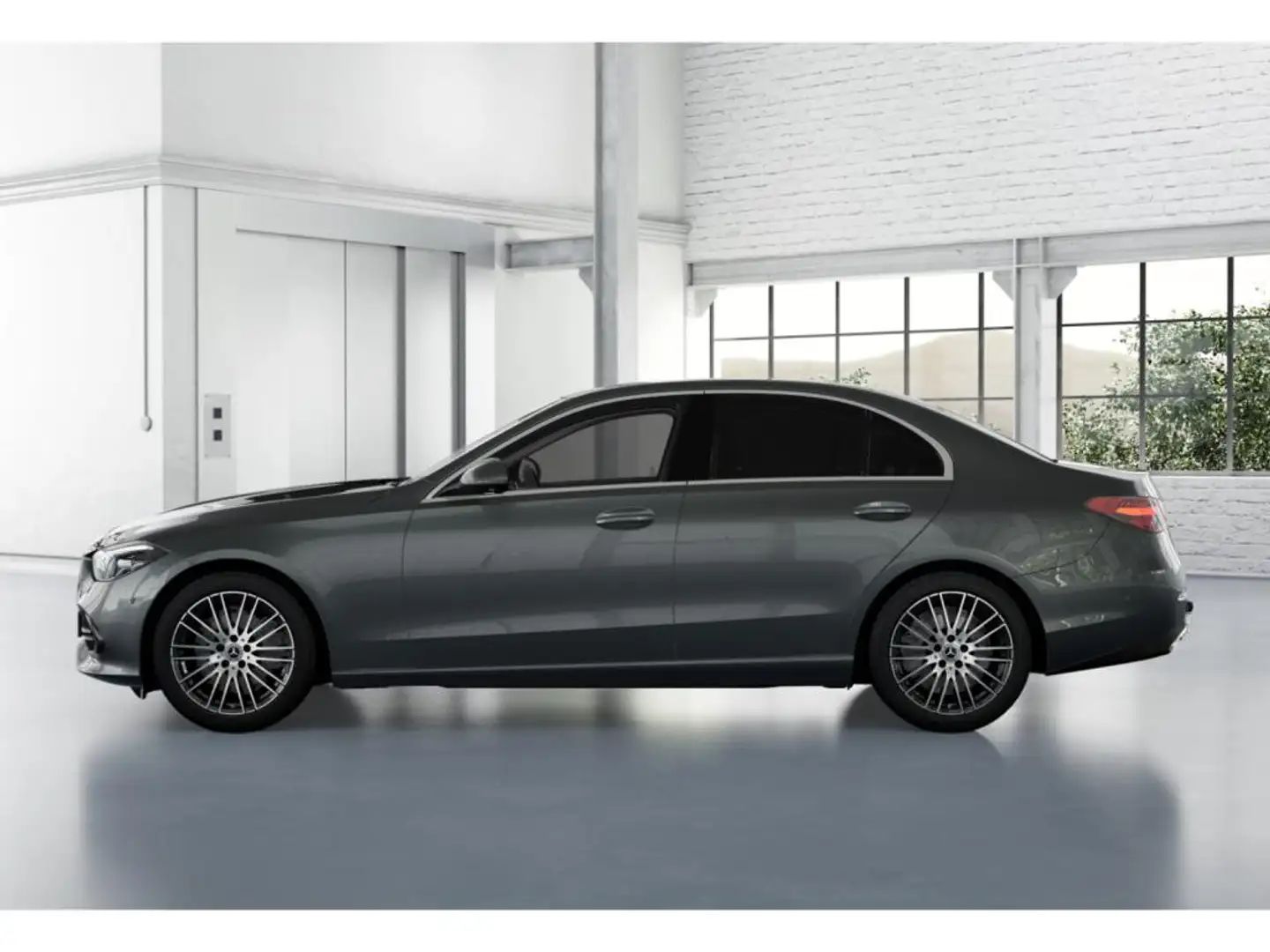 Mercedes-Benz C 180 Avantagrde AHK+360°+DISTRONIC+18"+MEMORY Grau - 2