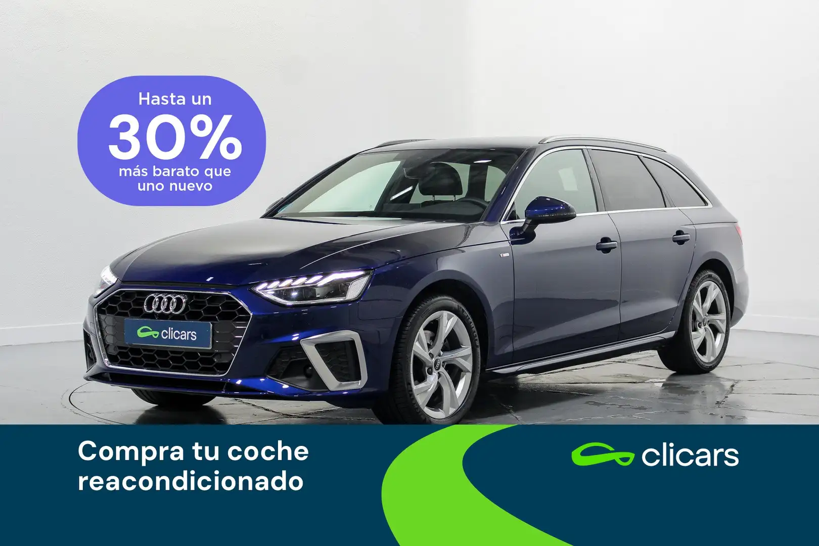 Audi A4 Avant 35 TDI S line S tronic 120kW Azul - 1