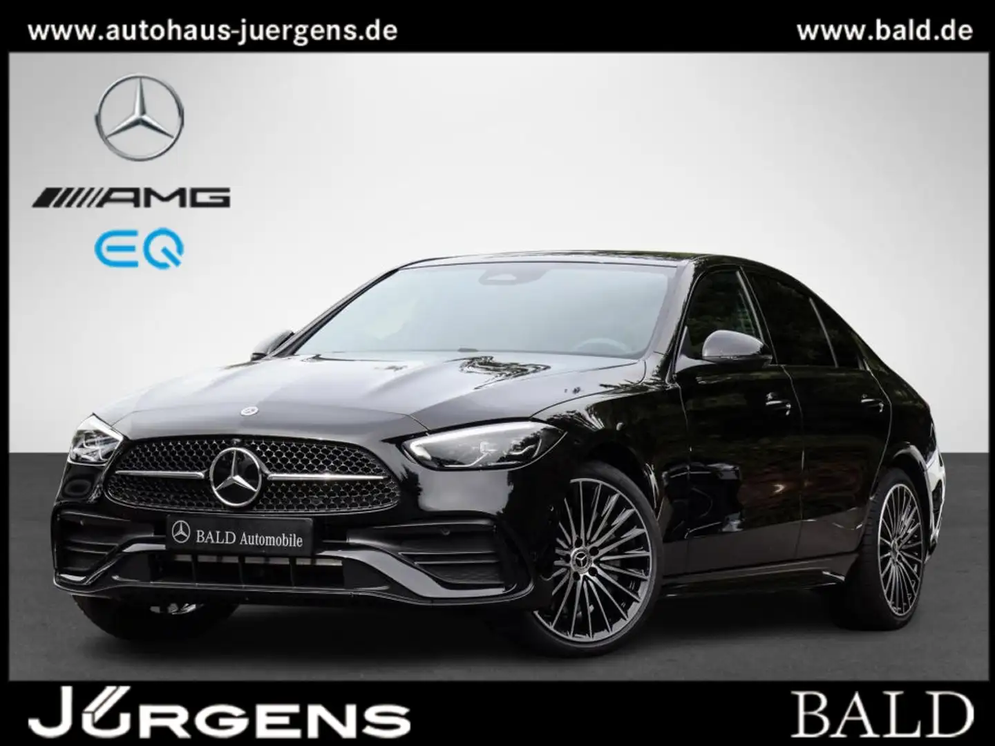 Mercedes-Benz C 180 +AMG+MBUX+LED+Pano+Night+360+Totw+Ambiente Negro - 1