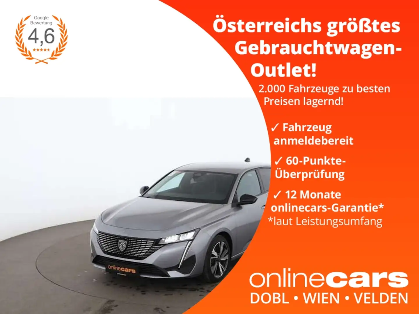 Peugeot 308 1.5 BlueHDi 130 Allure LED NAVI LEDER R-CAM Grau - 1