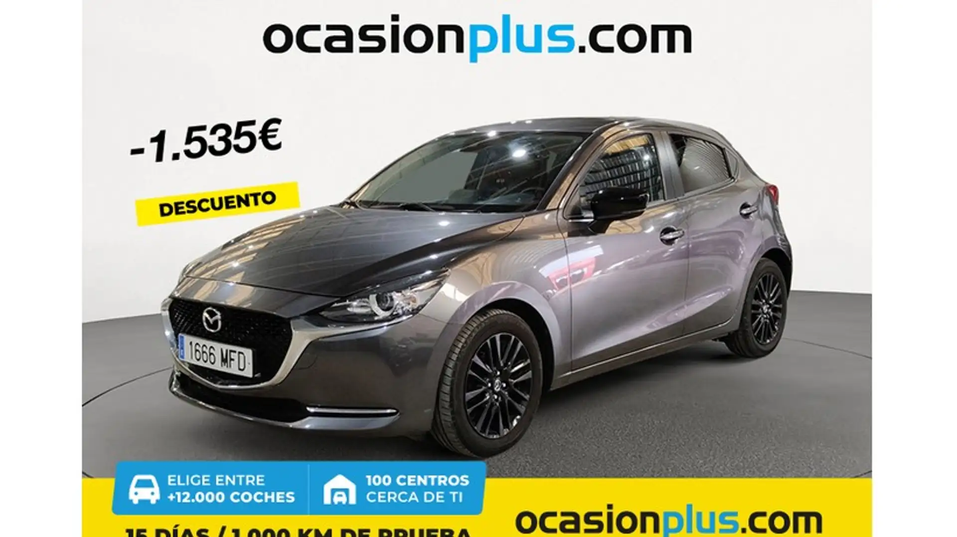 Mazda 2 1.5 Skyactiv-g Black Tech Edition 55kW Gris - 1