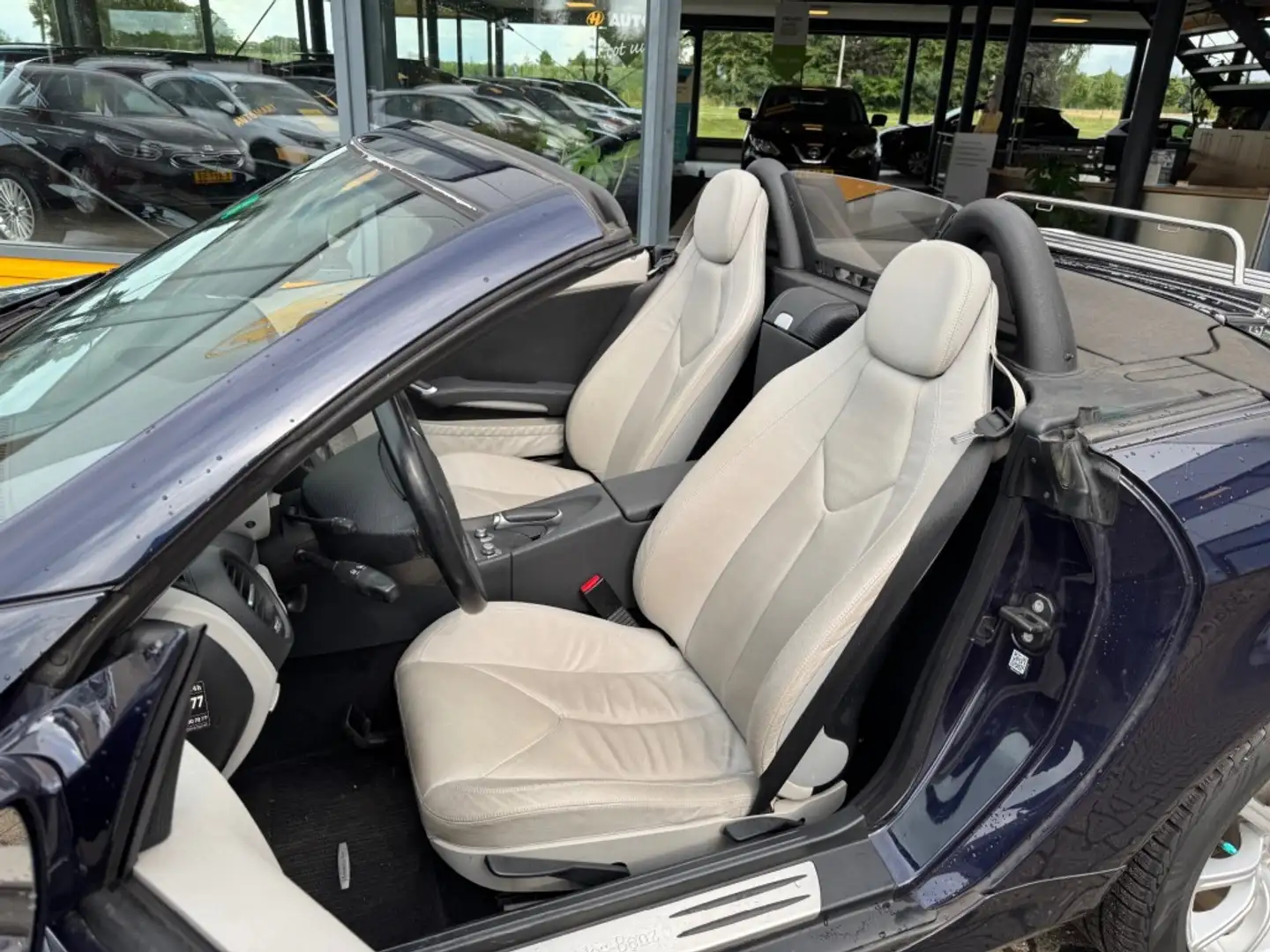 Mercedes-Benz 200 K. Luxury - Leer - Navi/Apple/Carplay Blauw - 2
