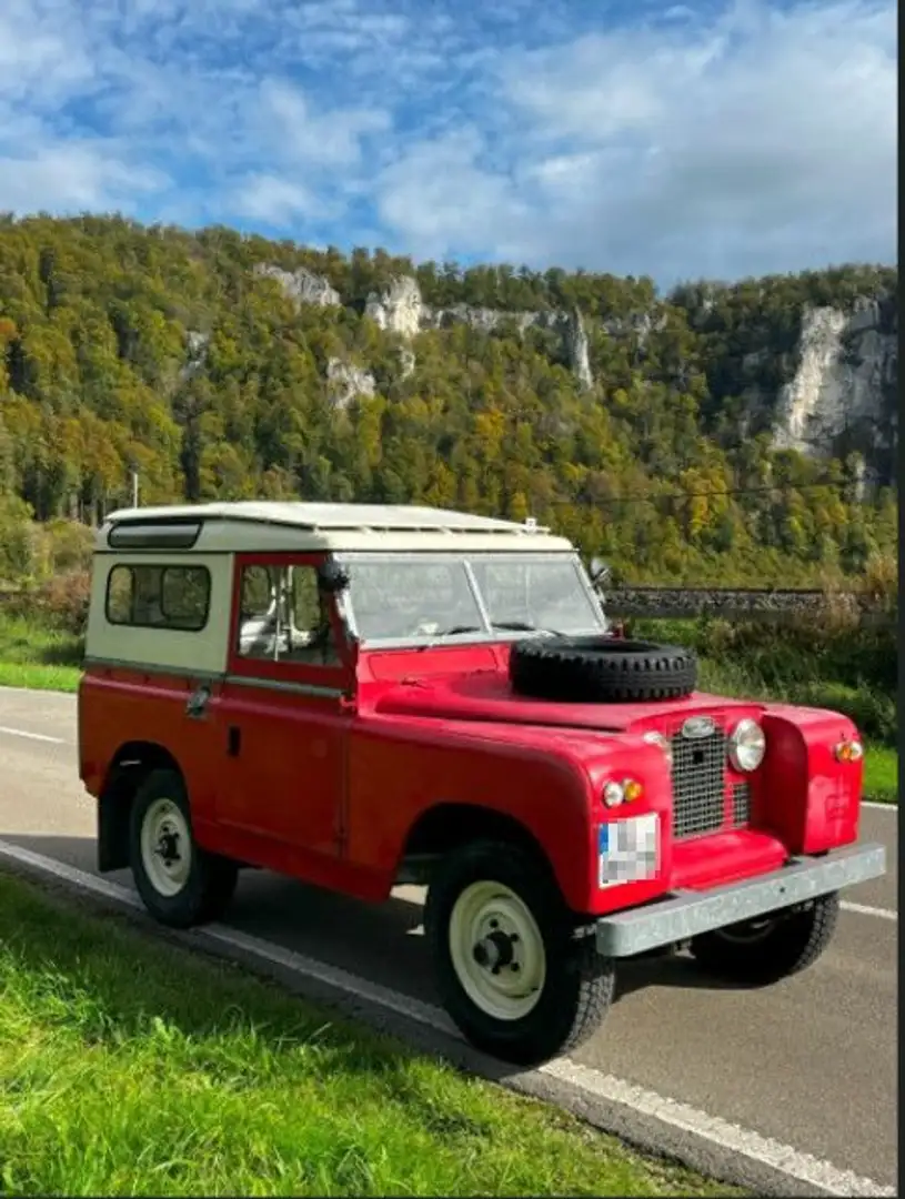 Land Rover Series a 88 Station Wagon Roşu - 1