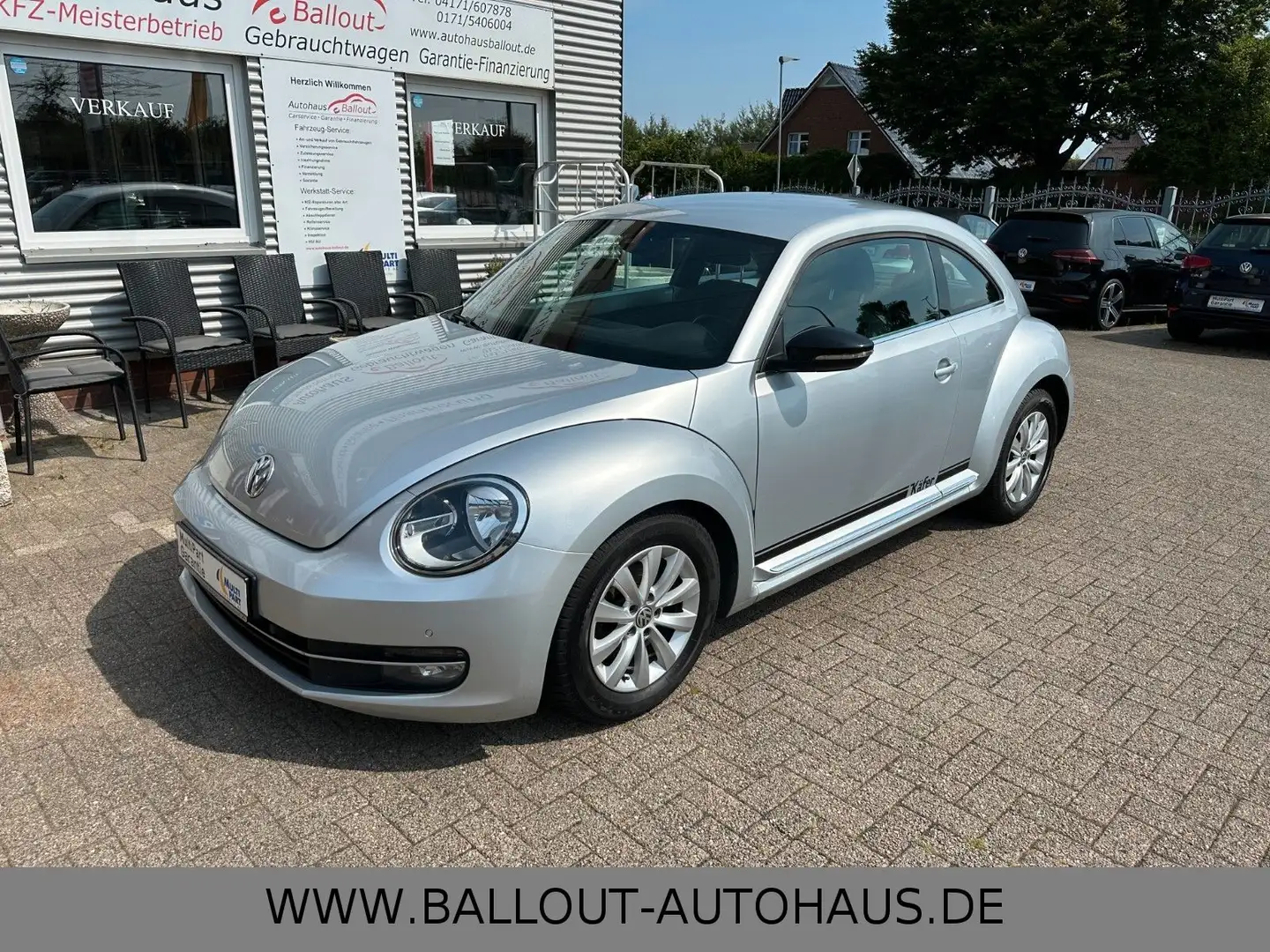 Volkswagen Beetle Lim. Design*2.HAND*KLIMA*NAVI*TEMPO*PDC* Silber - 2