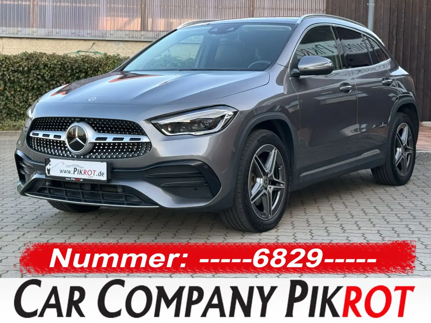 Mercedes-Benz GLA 250 e AMG LINE 19"Pano,Burm,UPE ca.64700,- Gris - 1