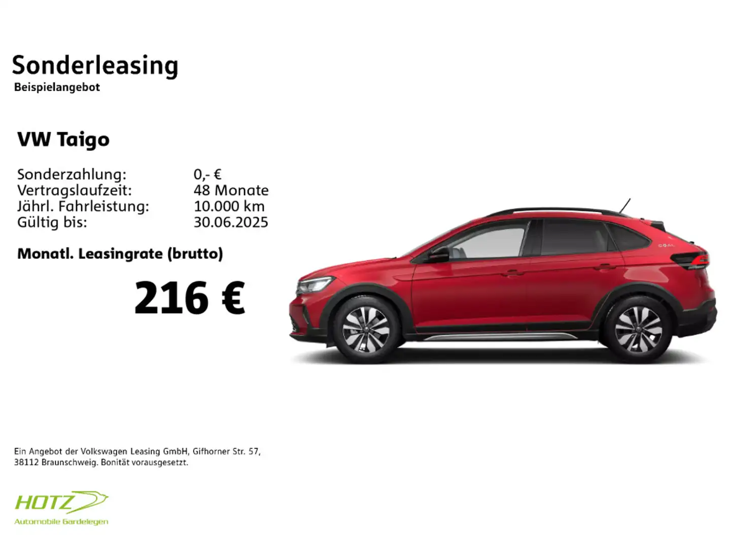 Volkswagen Taigo 1.0 TSI Life Klima/LED/Sitzheizung Rot - 2