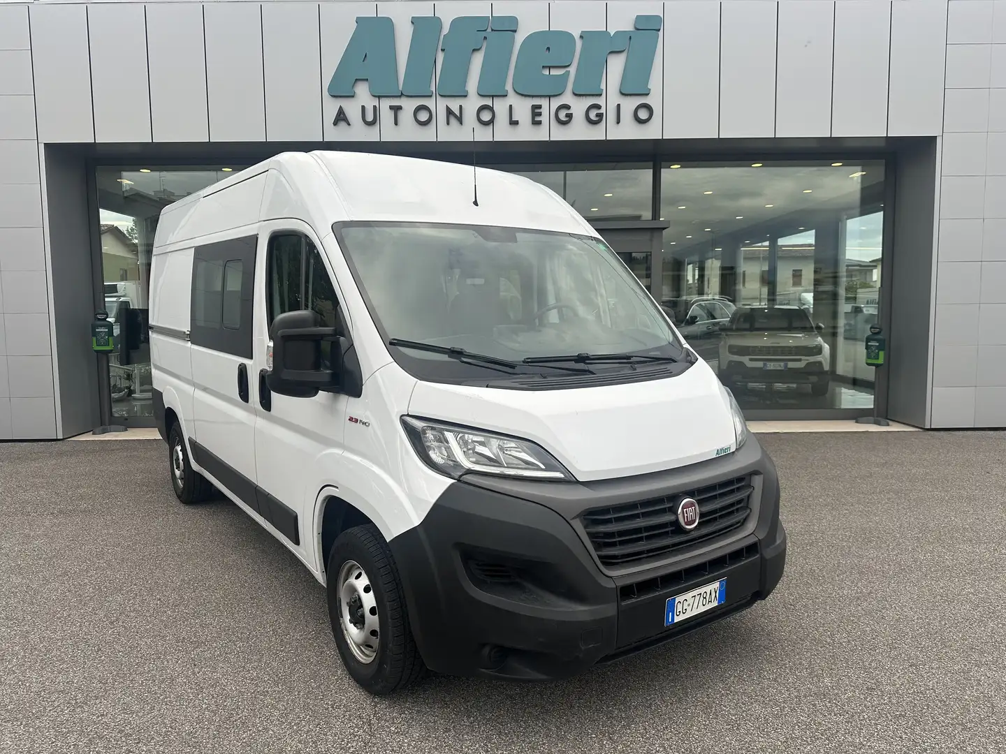 Fiat Ducato 2.3MJT MH2 2Cab 140cv 7Posti 2200x1400x1950 kg1105 Bianco - 1