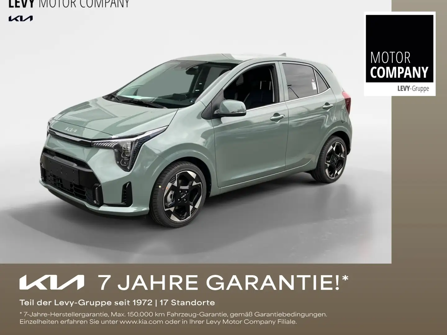 Kia Picanto 1.2 AMT Spirit Premium +Automatik+Navi+Ka Zöld - 1
