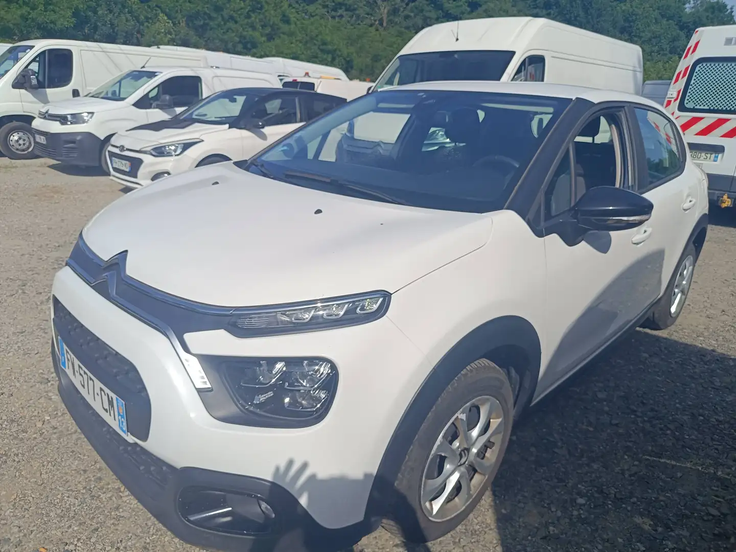 Citroen C3 83ch Feel Business MOTEUR NEUF Weiß - 2